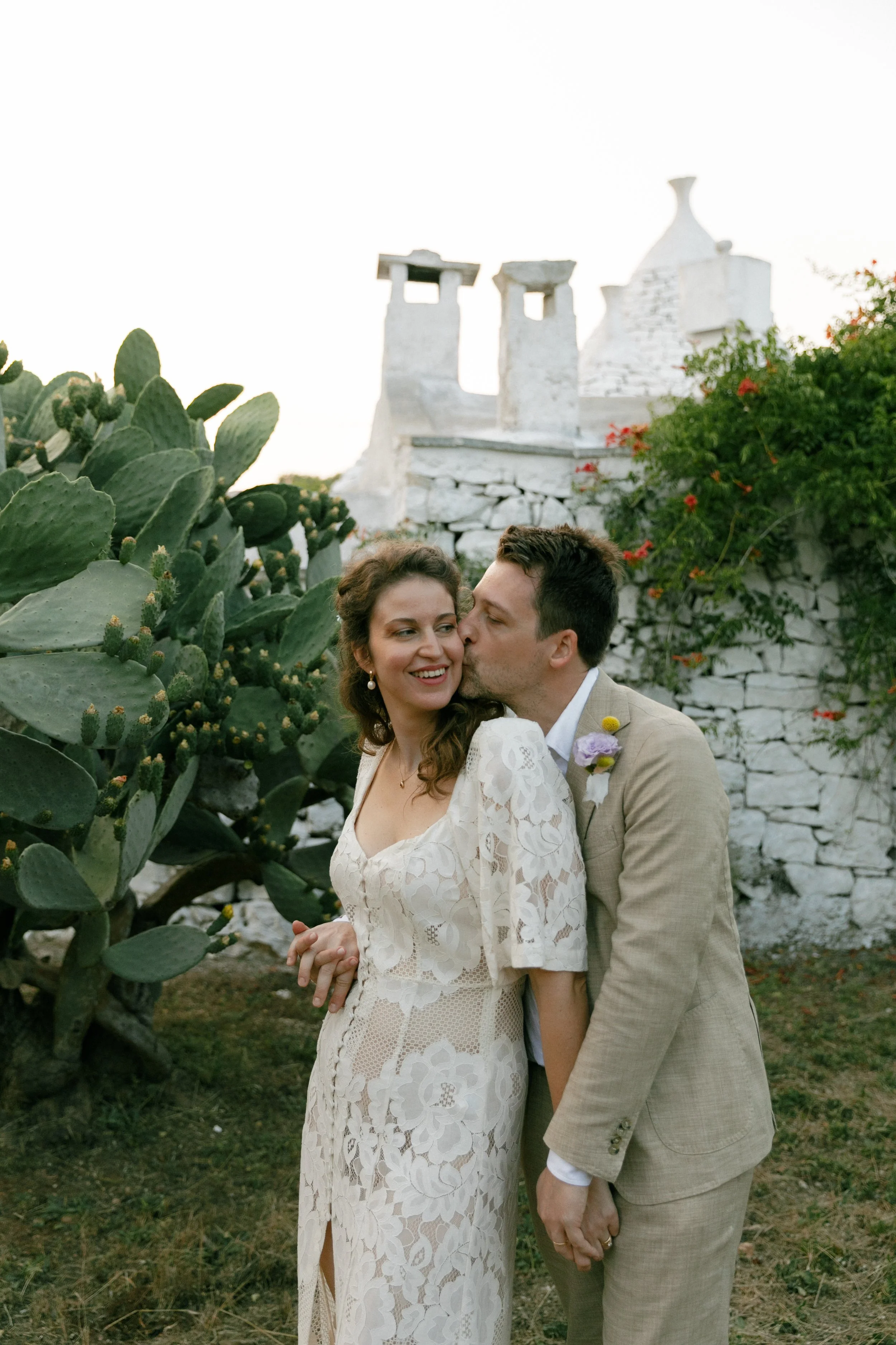 Wedding in Puglia, Italy at a masseria for their destination wedding.