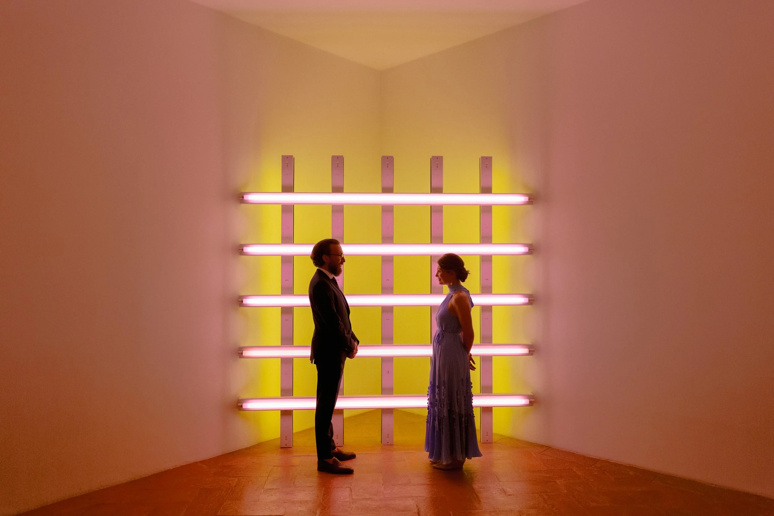 Italy destination wedding at Villa Panza, Varese. Artistic photography.