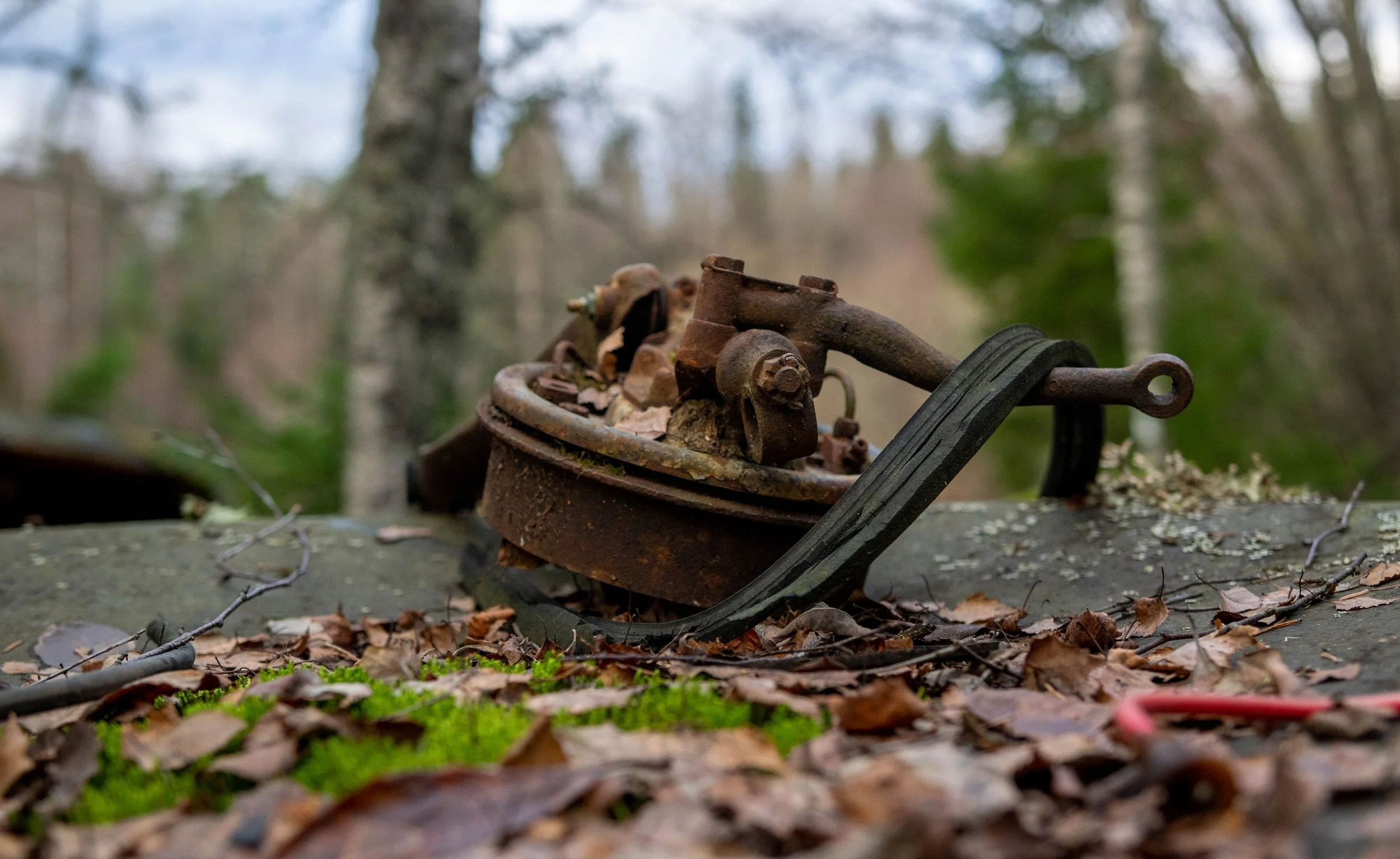 A car cemetery in Sweden