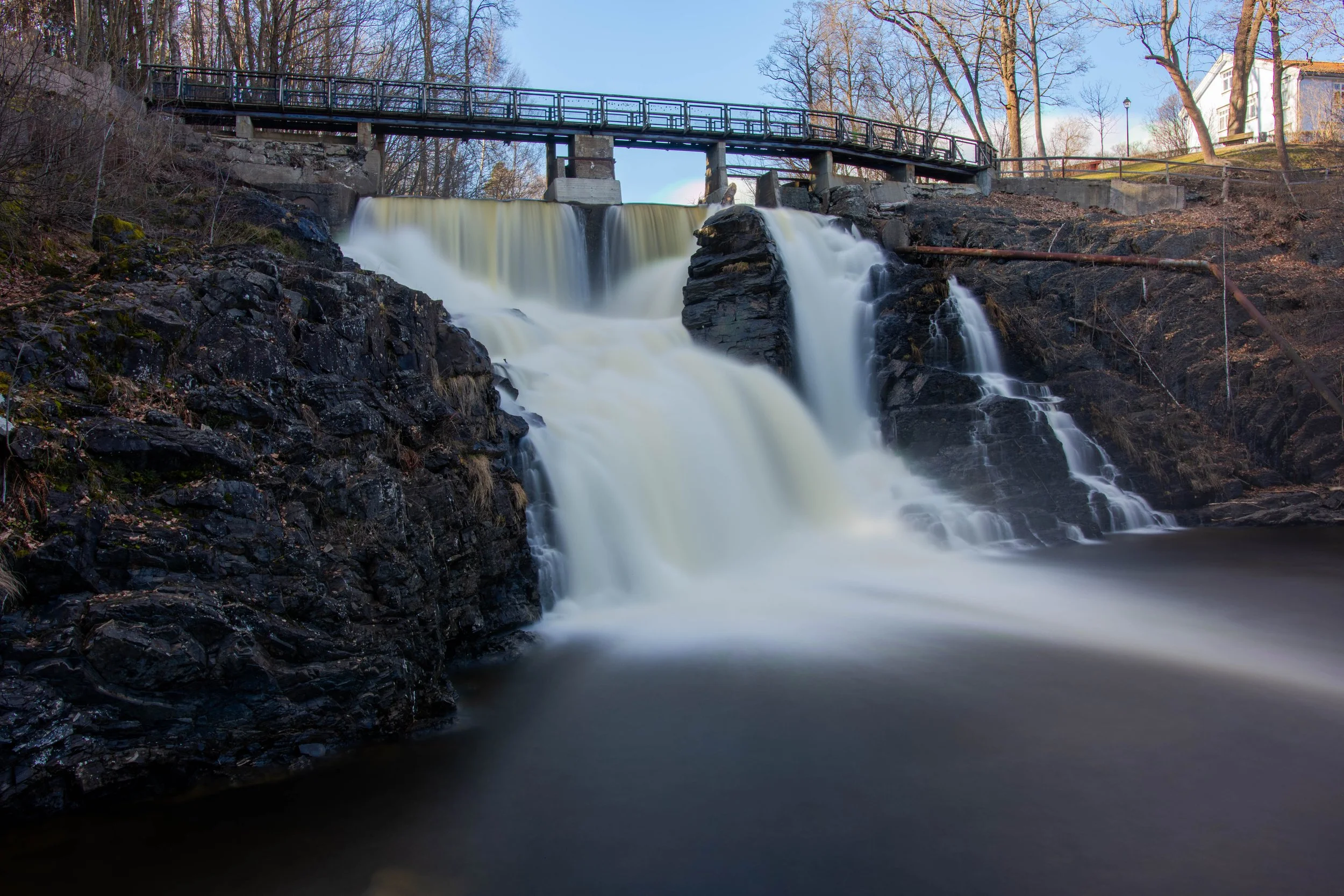 Visiting Frnzefoss waterfall