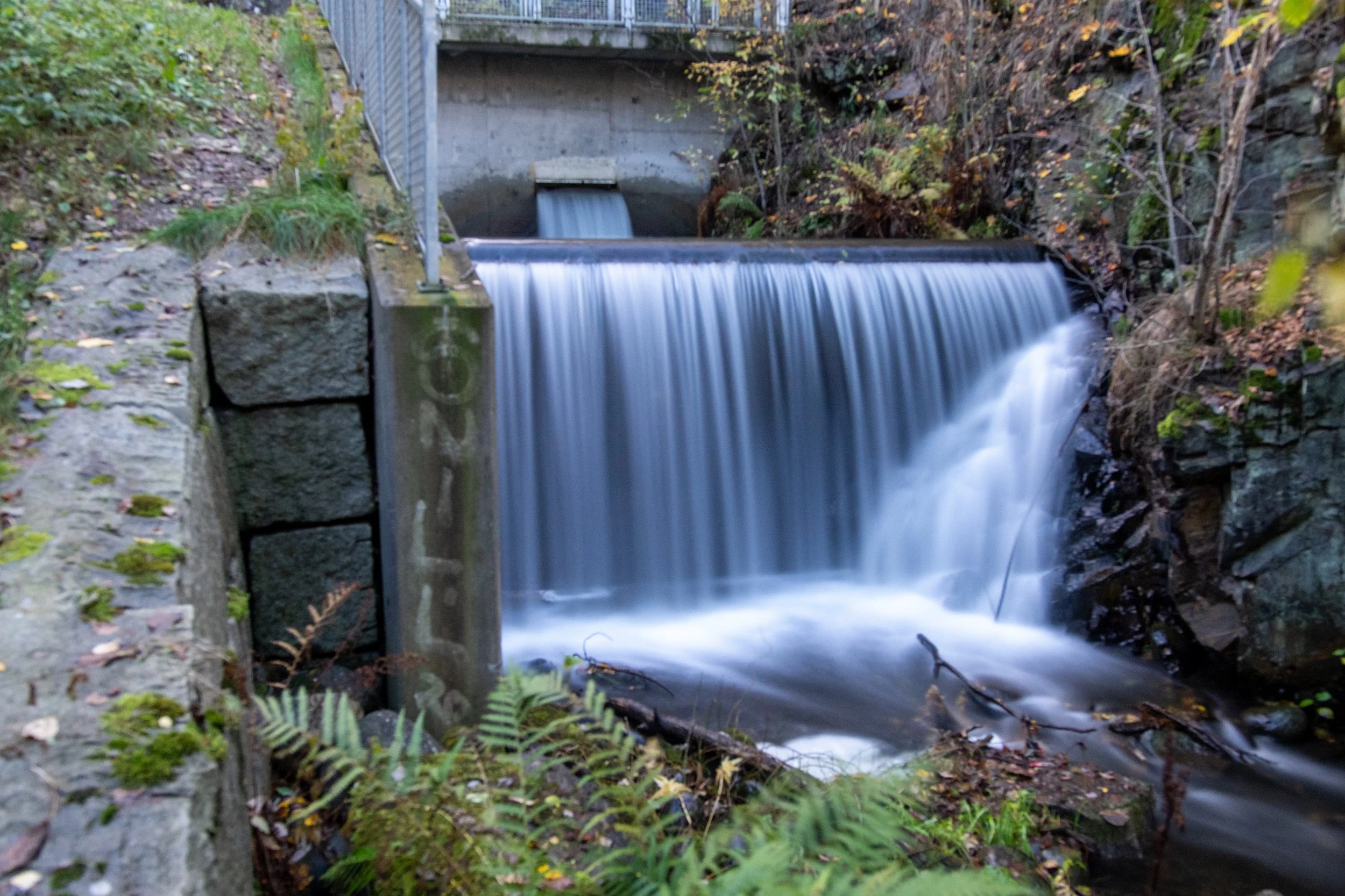 Leirfossen in Alnaelven in Oslo. 