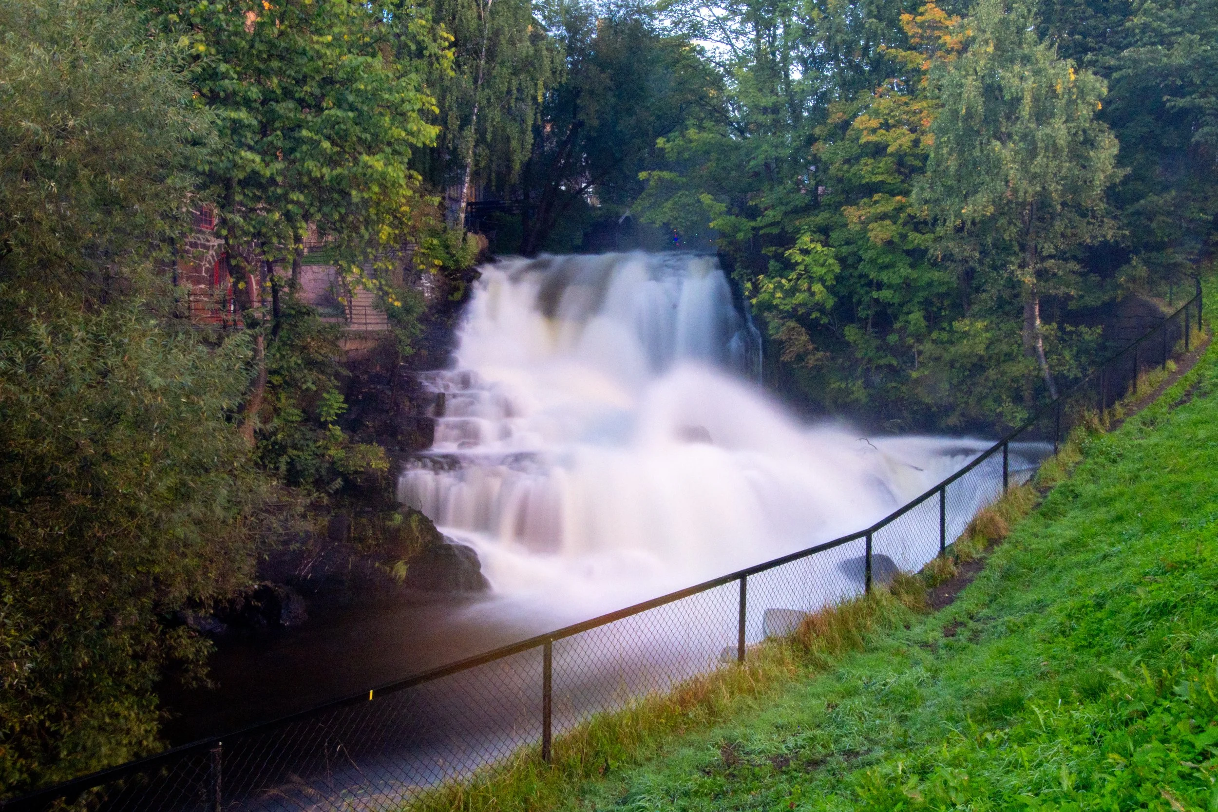 Vøyenfallene in the river Akerselven in Oslo