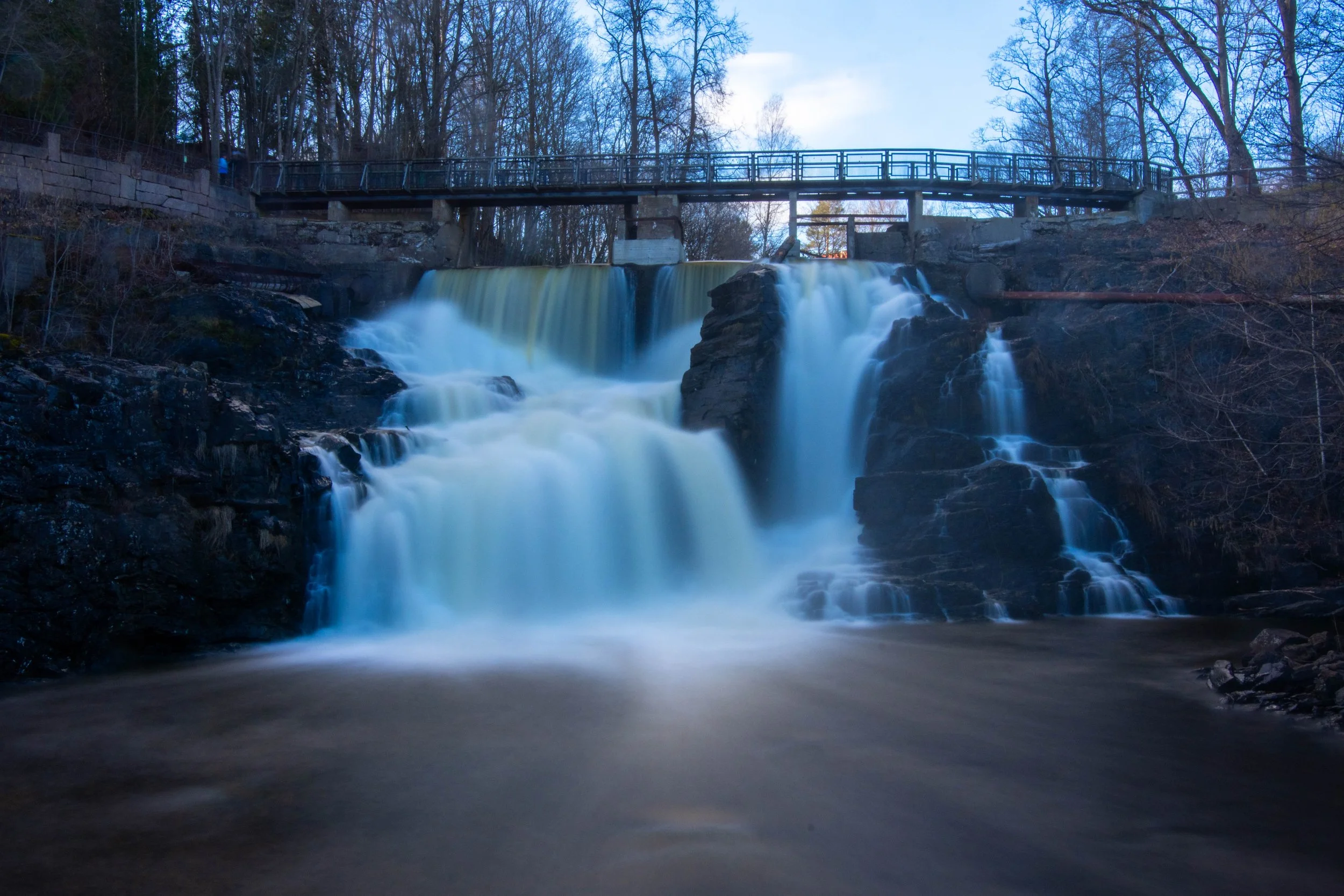 Granfossen in Lysakerelven in Oslo. 