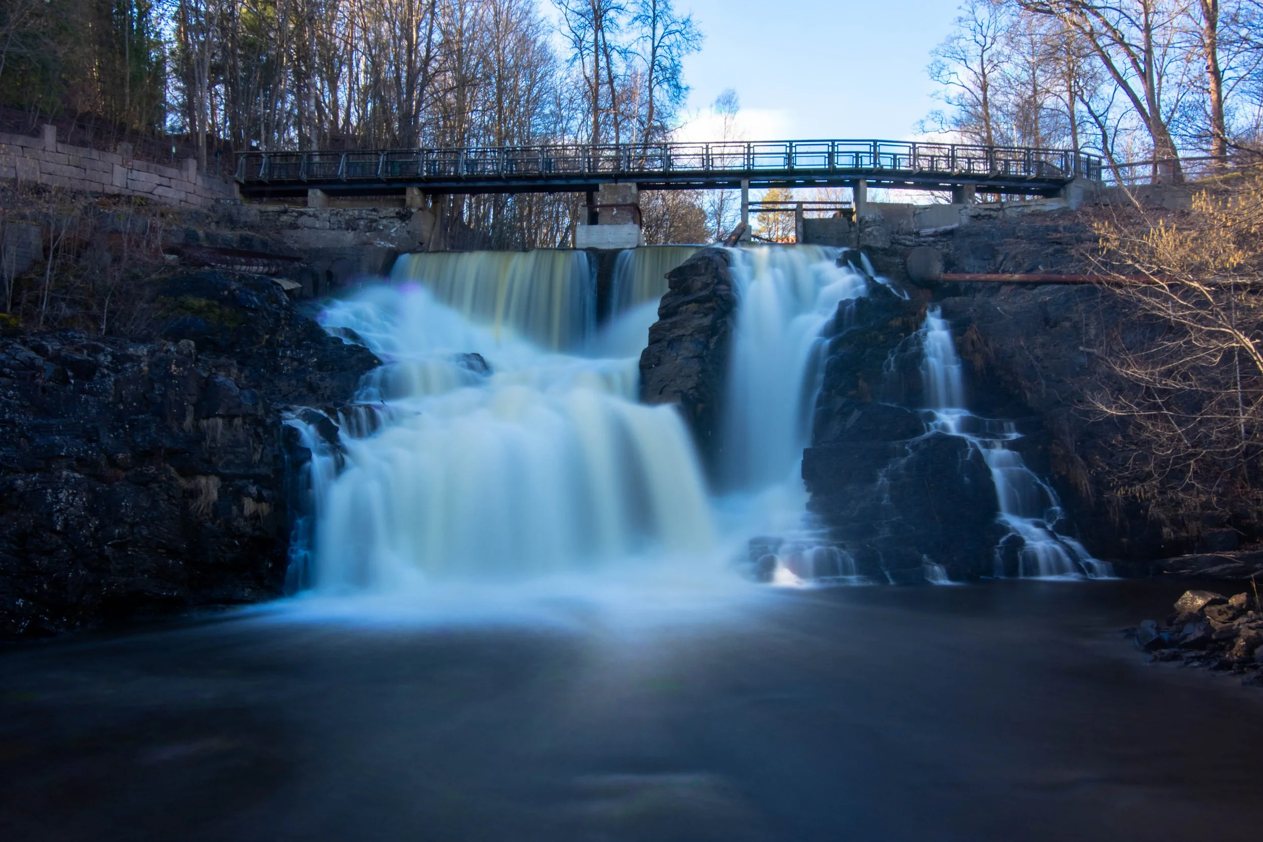Granfossen in Lysakerelven in Oslo. 