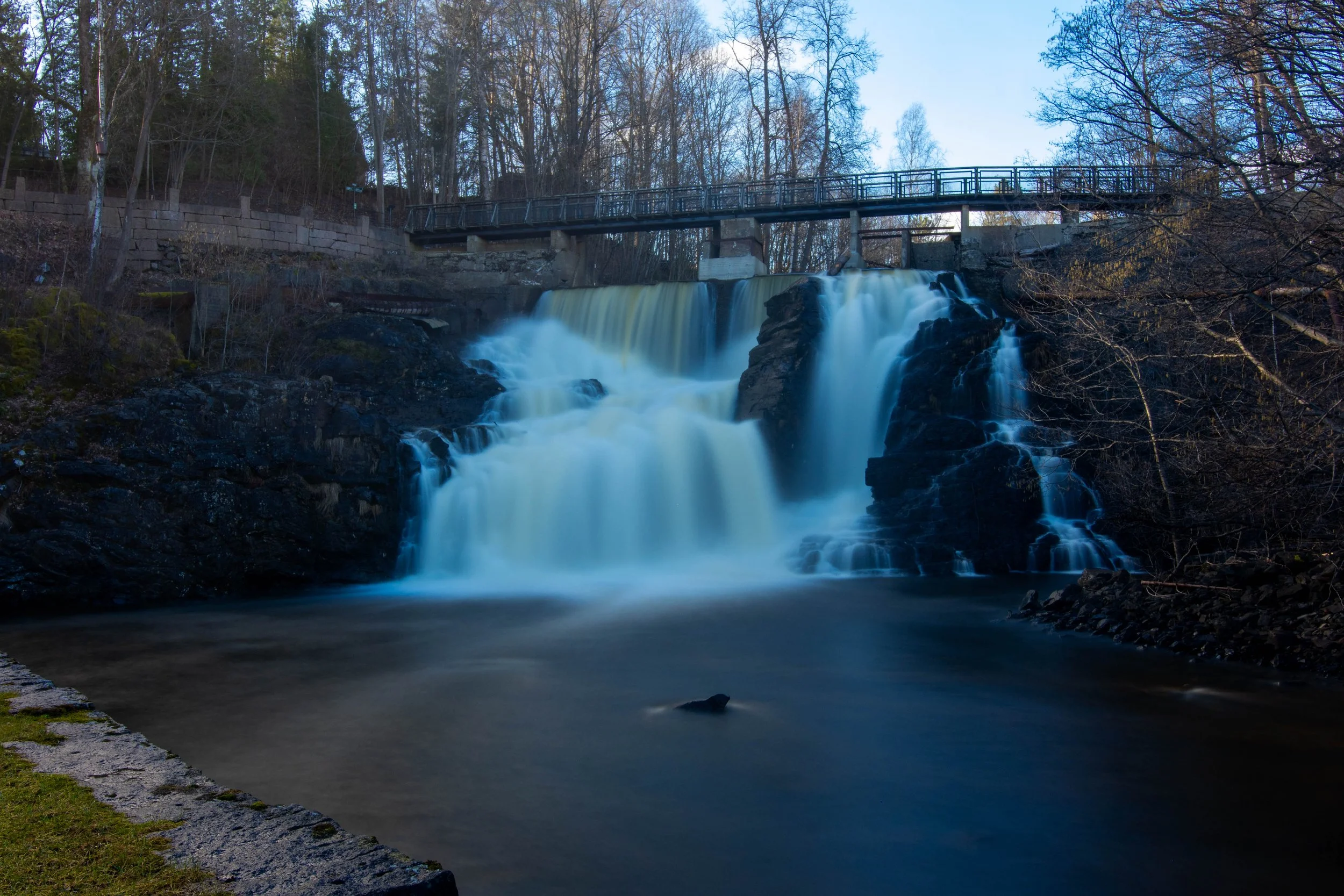 Granfossen in Lysakerelven in Oslo. 
