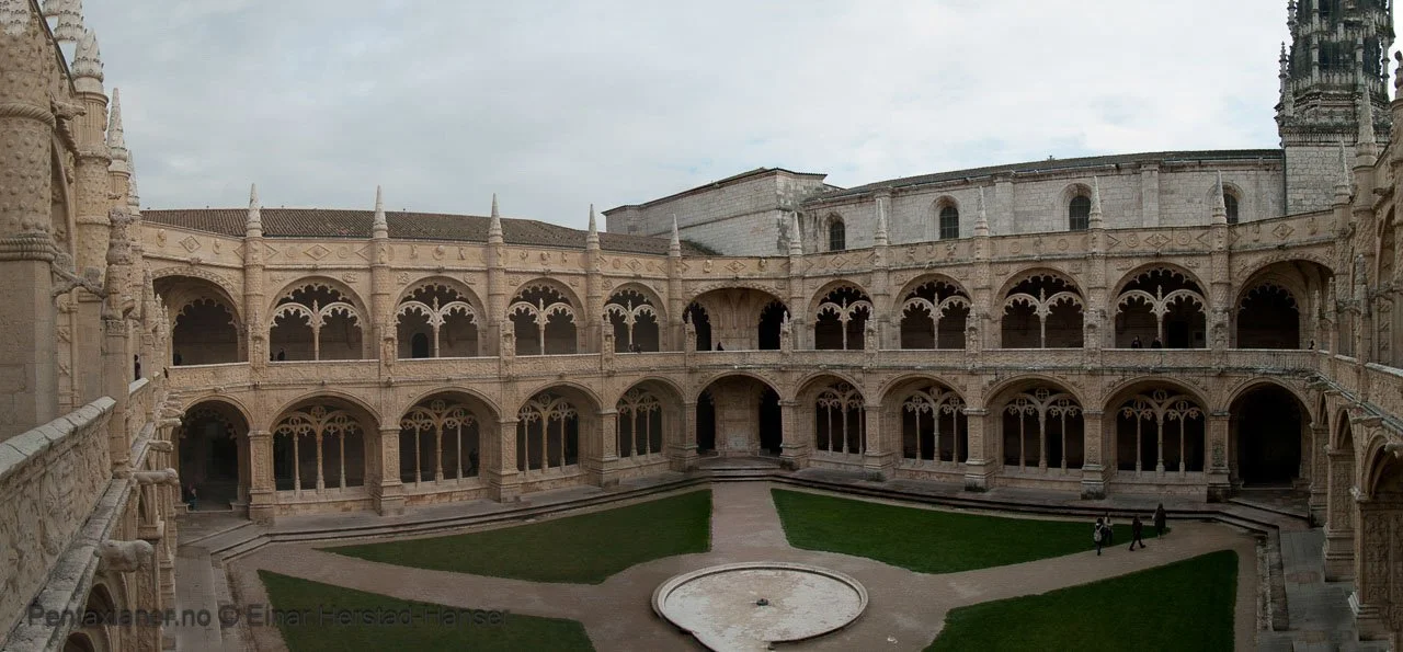 The Jerónimos monastery outside Lisbon in Portugal. 