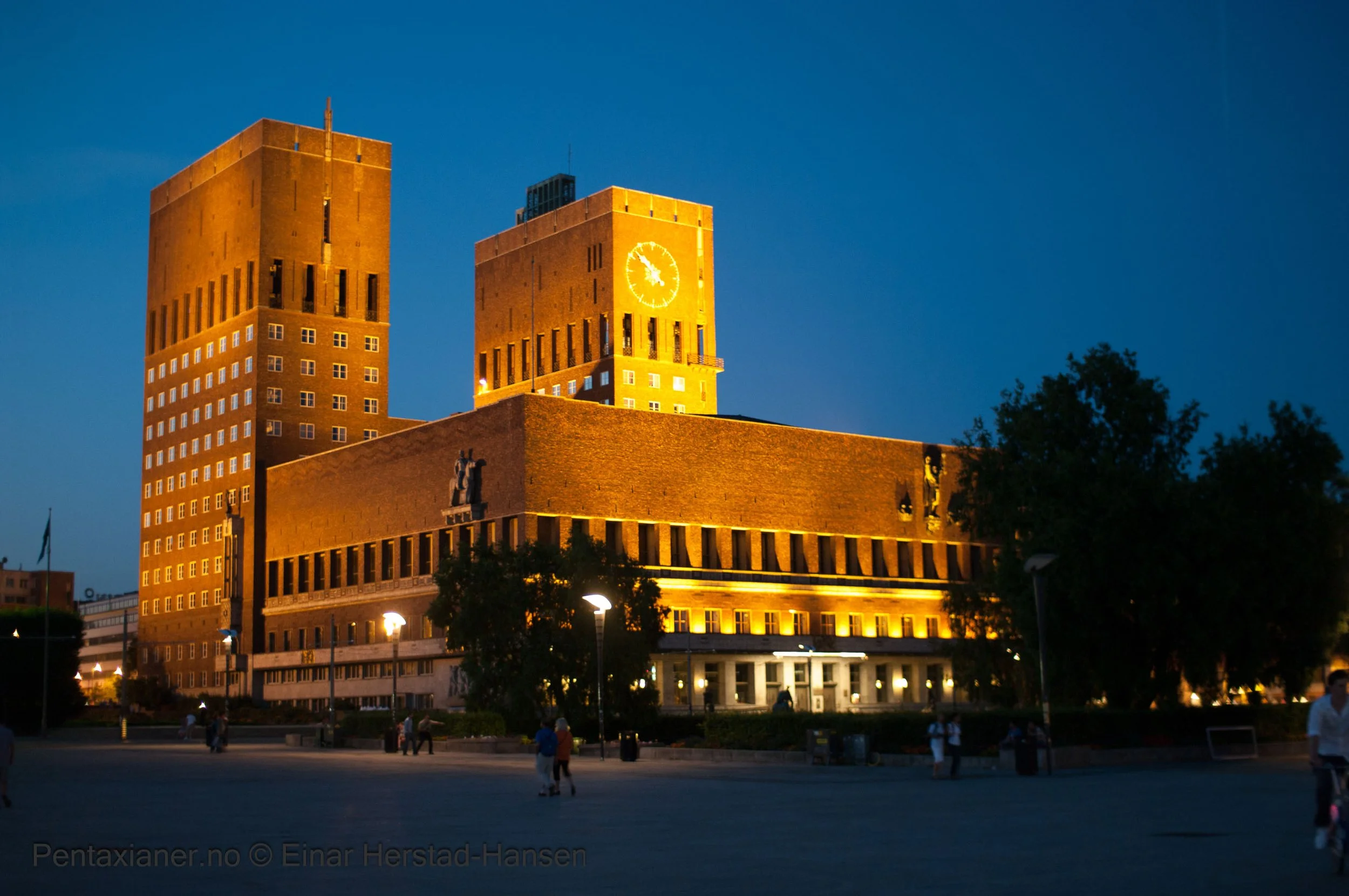 The city hall in Oslo. 