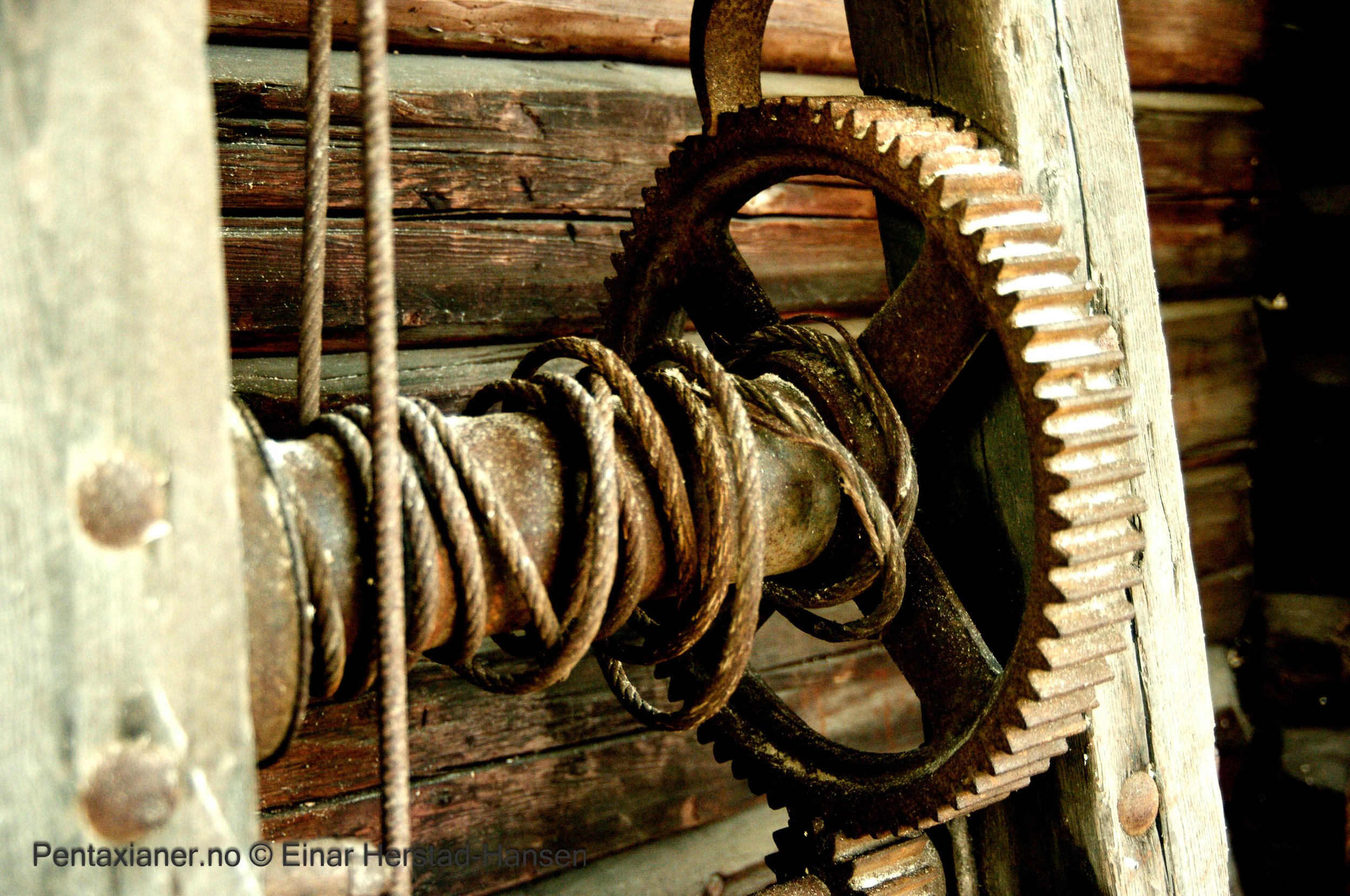 Old farming equipment at the Folk museum in Oslo. 