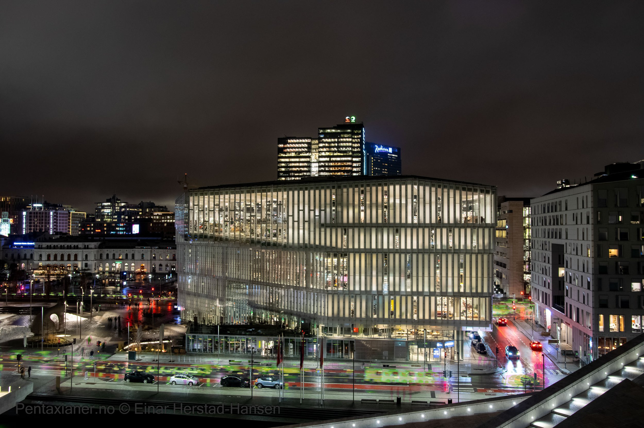 The main library in Oslo, Norway.
