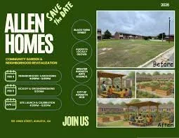 Allen Homes Canvas with Black Farm Street