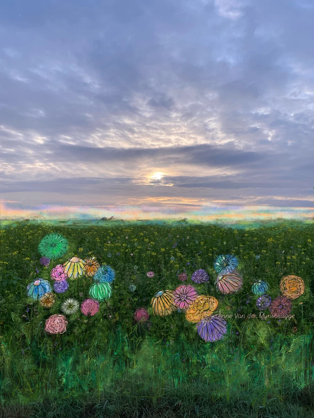Anne Van der Mynsbrugge - Floral Interference - 2026
MIXED MEDIA