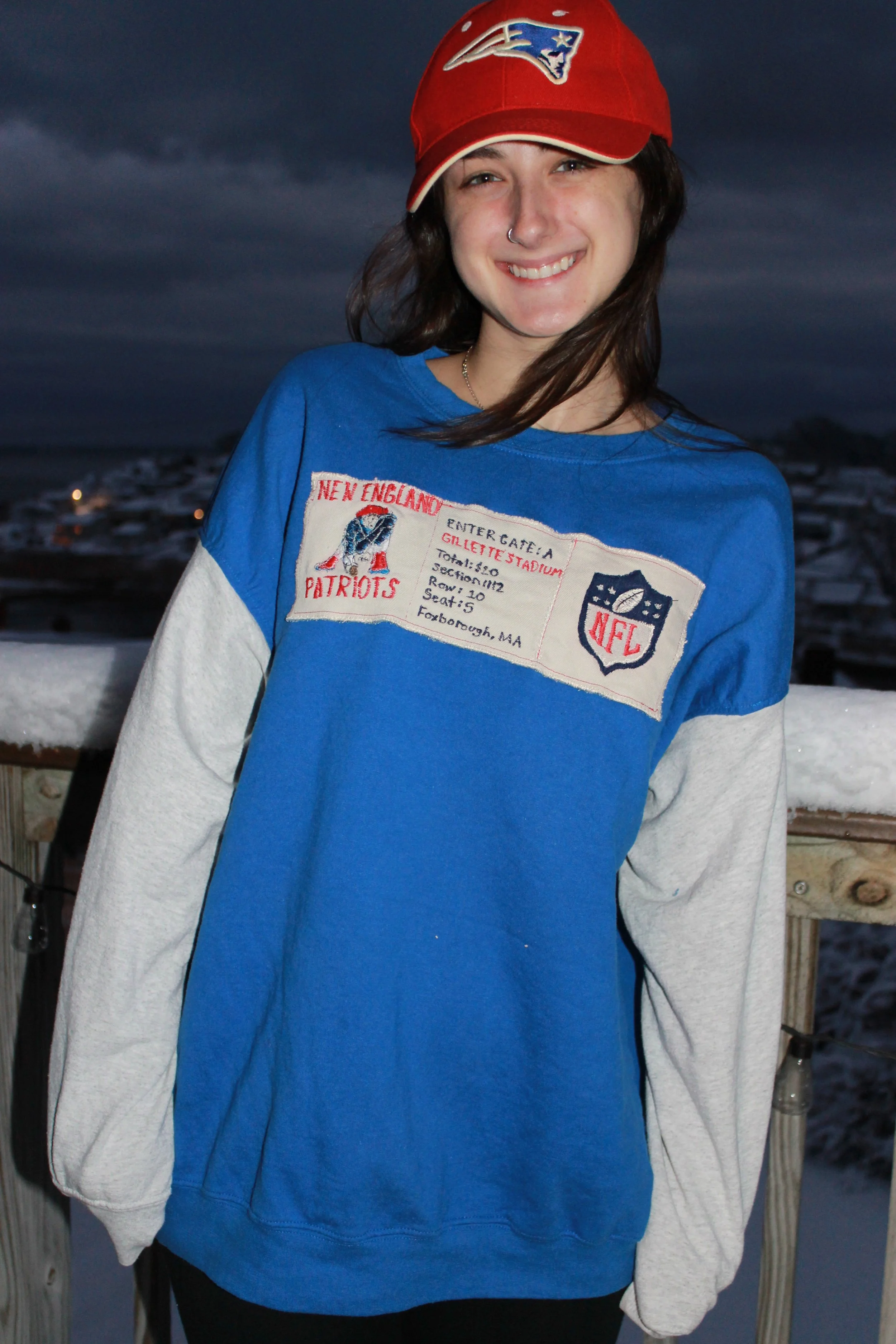 New England Patriots sweatshirt, boston pride, football