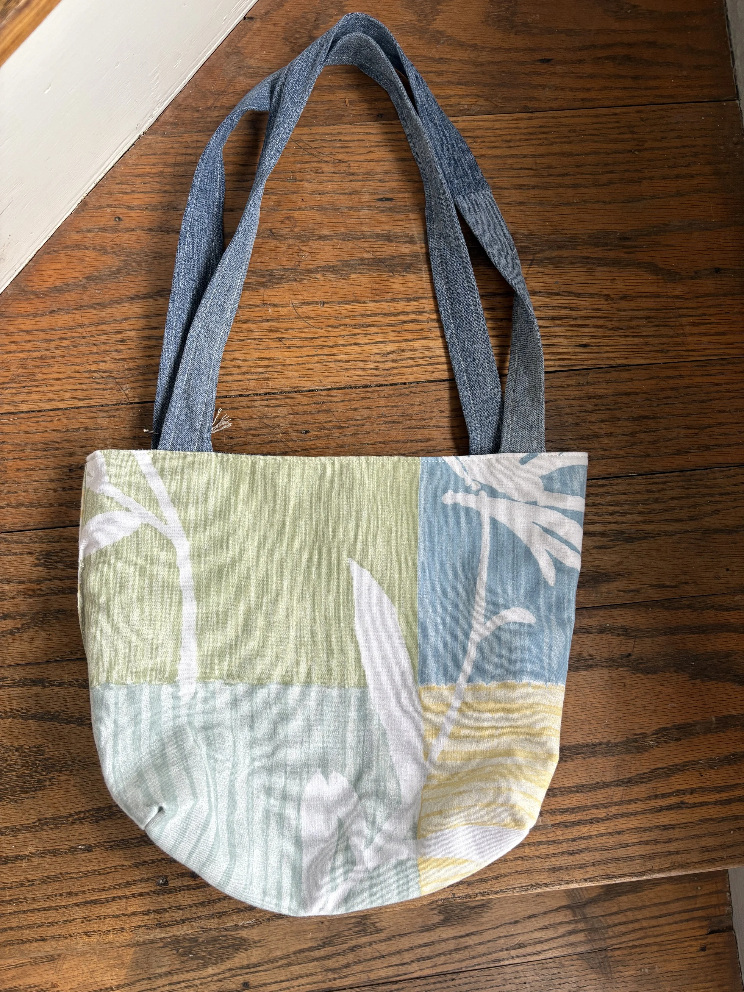 Jean & Curtain Tote