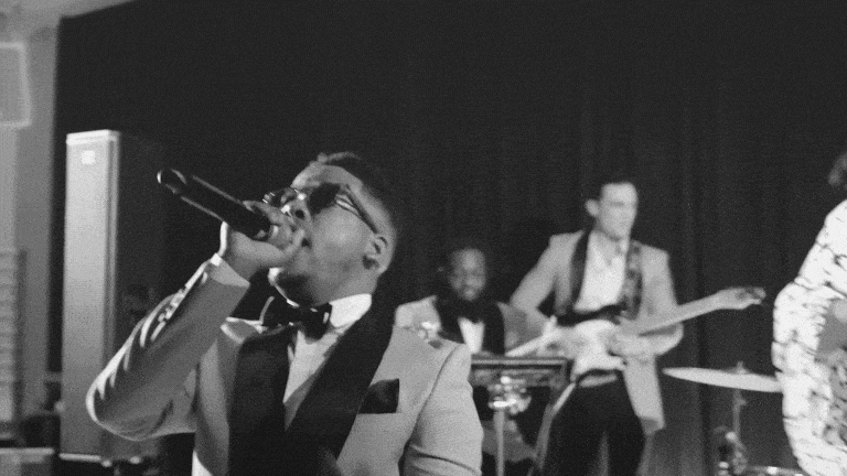 IET Band energizing the crowd at a private event