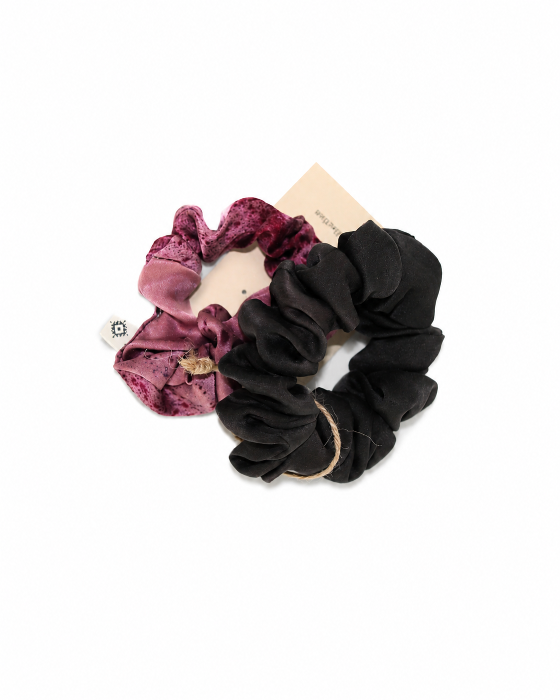 Set of 2 Small Silk Scrunchies