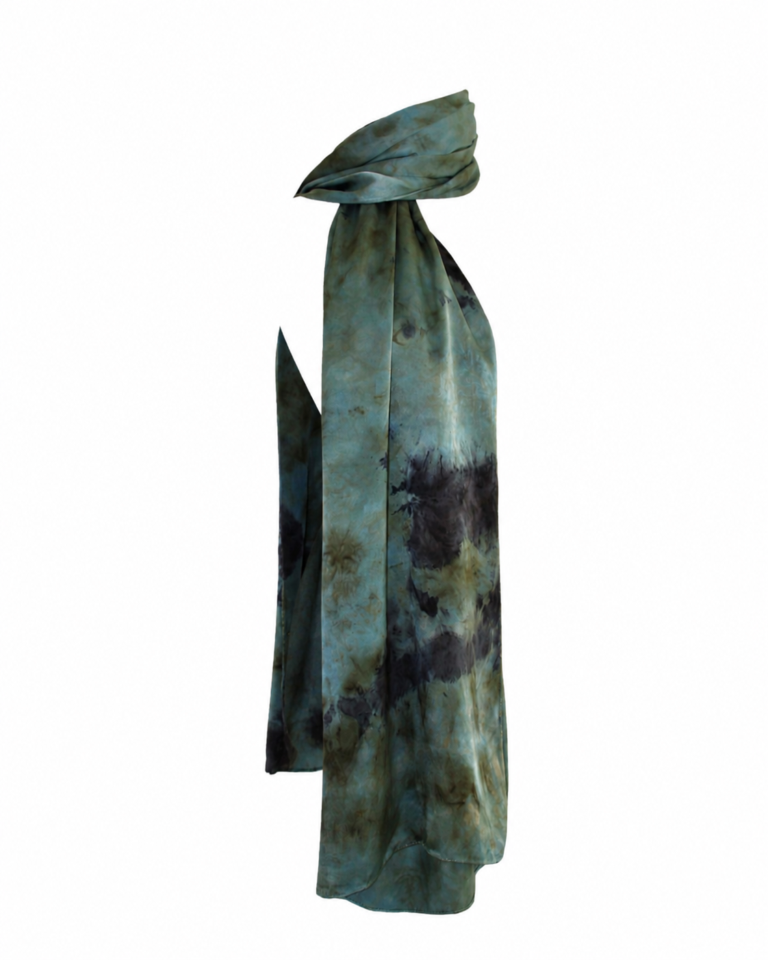 Long Silk Pashmina ''Lagune''