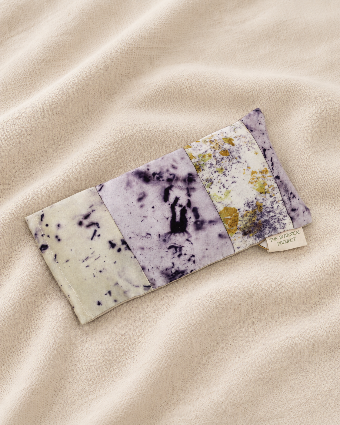 Patchwork Silk Lavender Eye Pillow