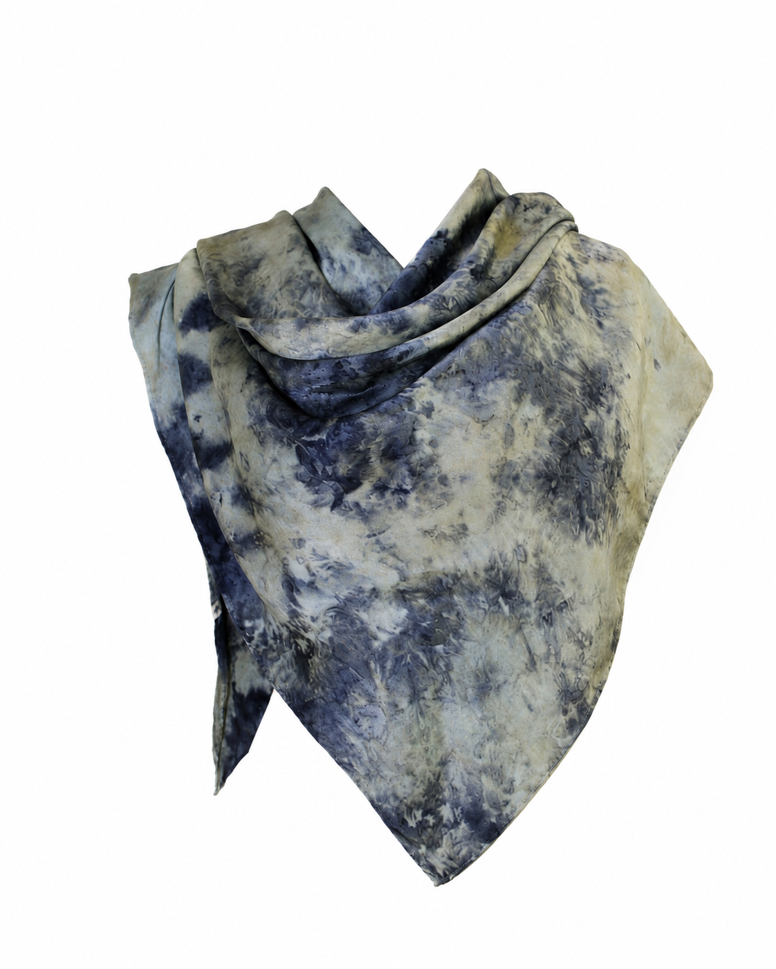Multi-Wearable Square Silk Scarf