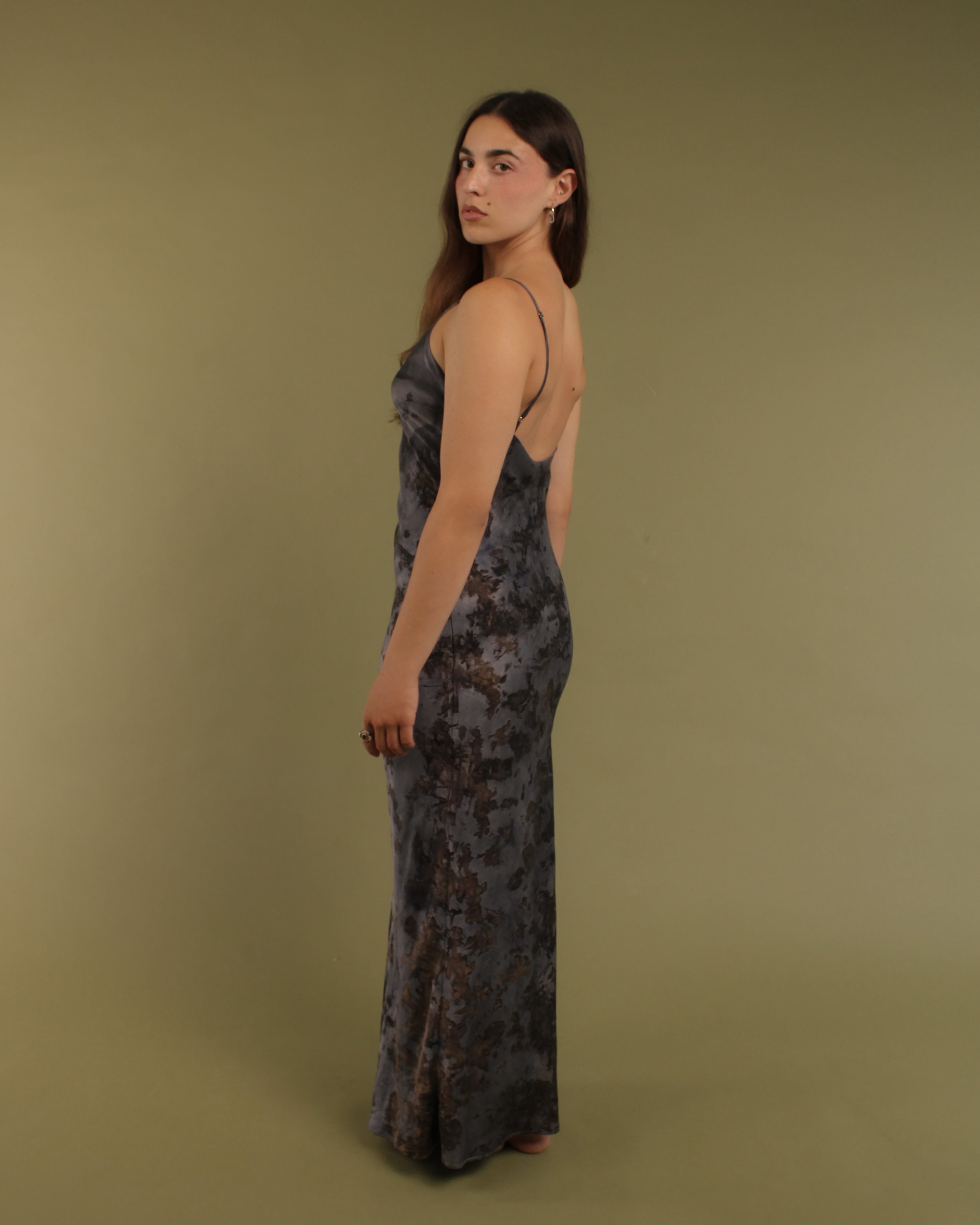 Maxi Silk Dress – Nebula