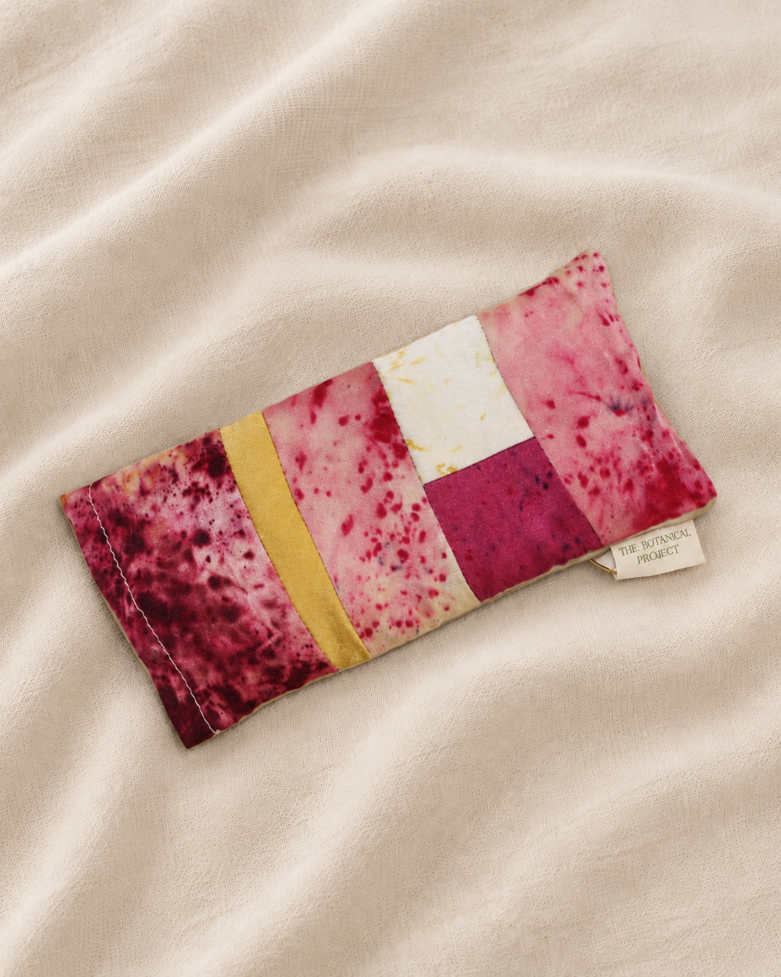 Patchwork Silk Lavender Eye Pillow