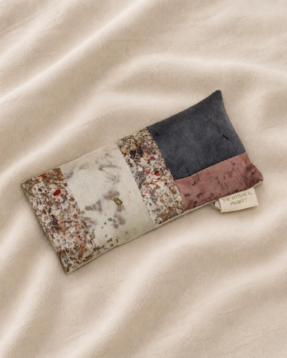 Patchwork Silk Lavender Eye Pillow