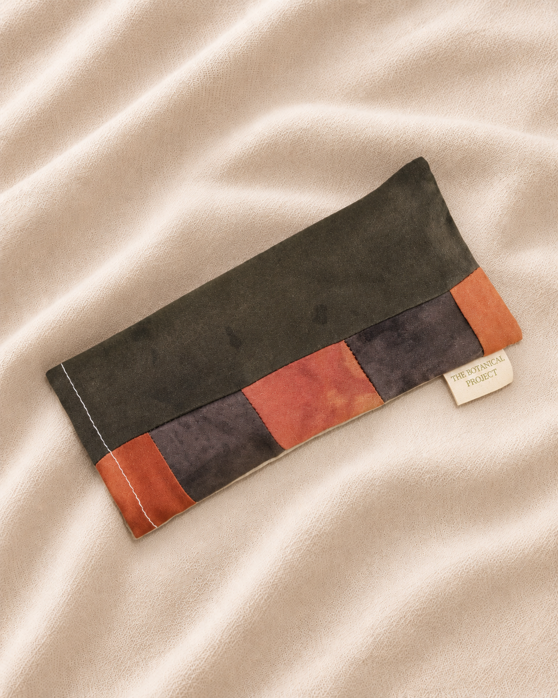 Patchwork Silk Lavender Eye Pillow