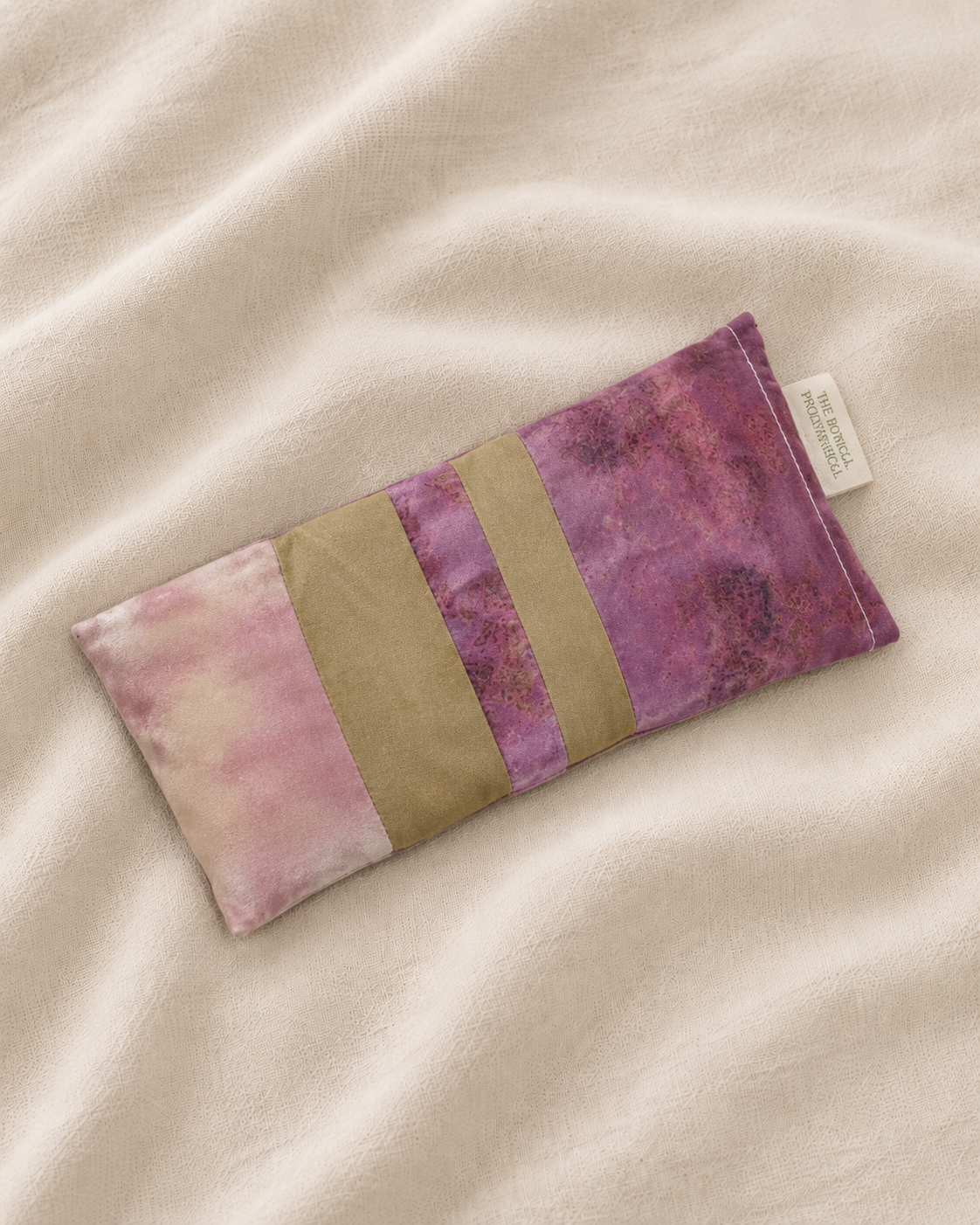 Patchwork Silk Lavender Eye Pillow