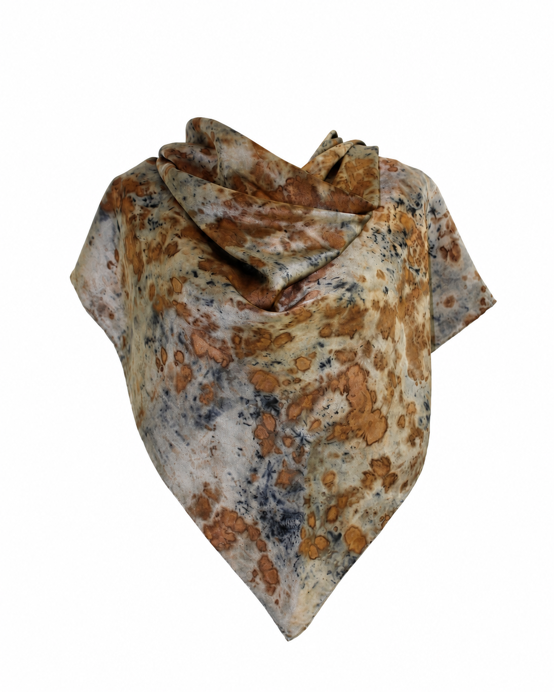 Multi-Wearable Square Silk Scarf
