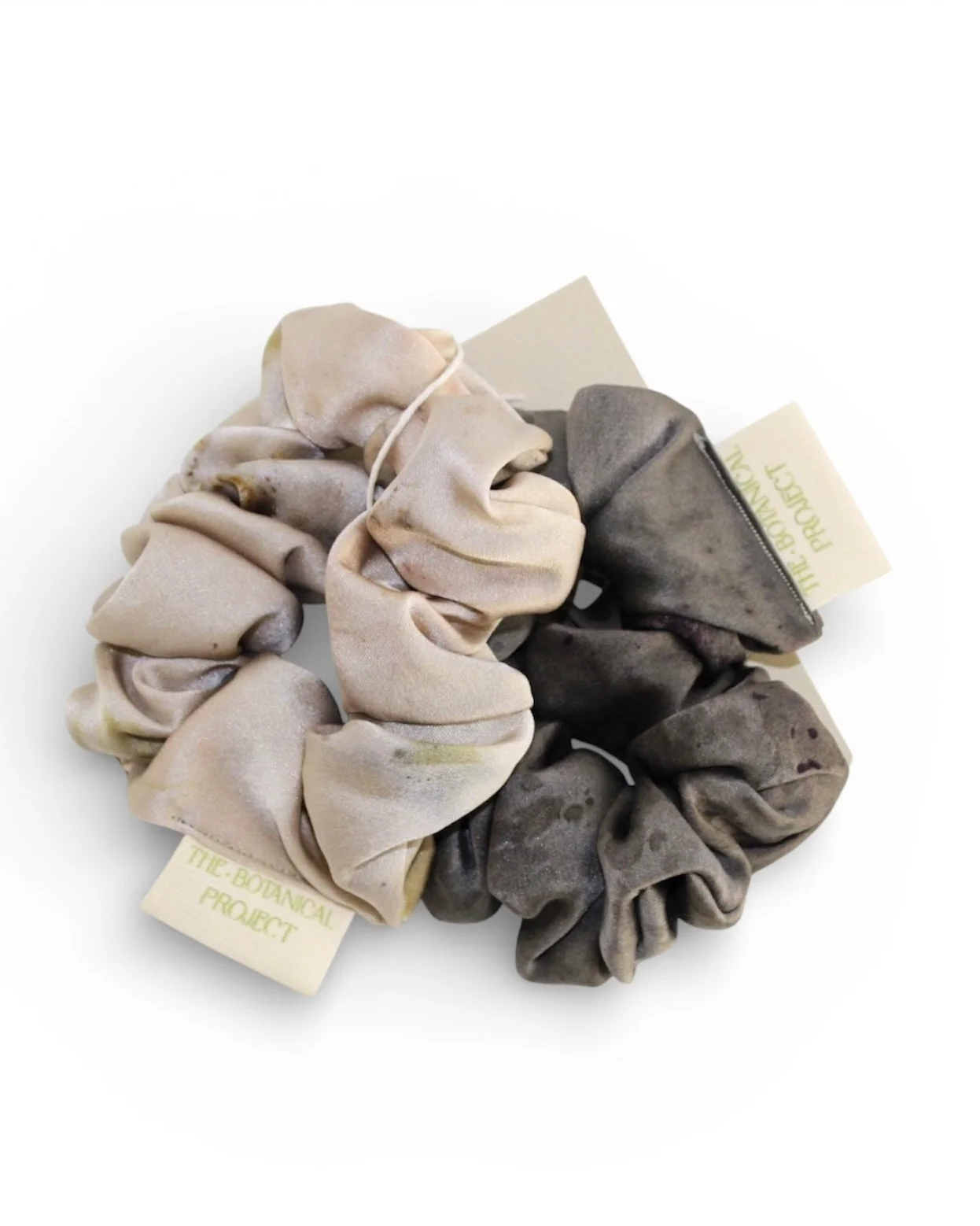 Set of 2 Small Silk Scruncies