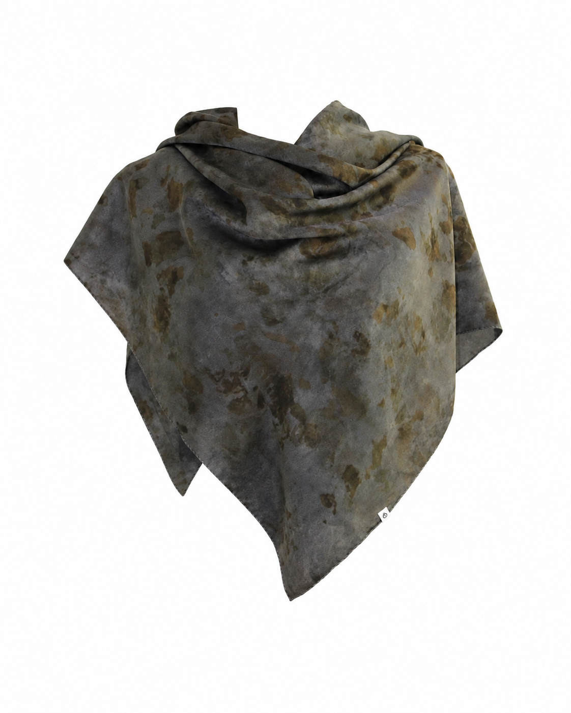 Multi-Wearable Square Silk Scarf