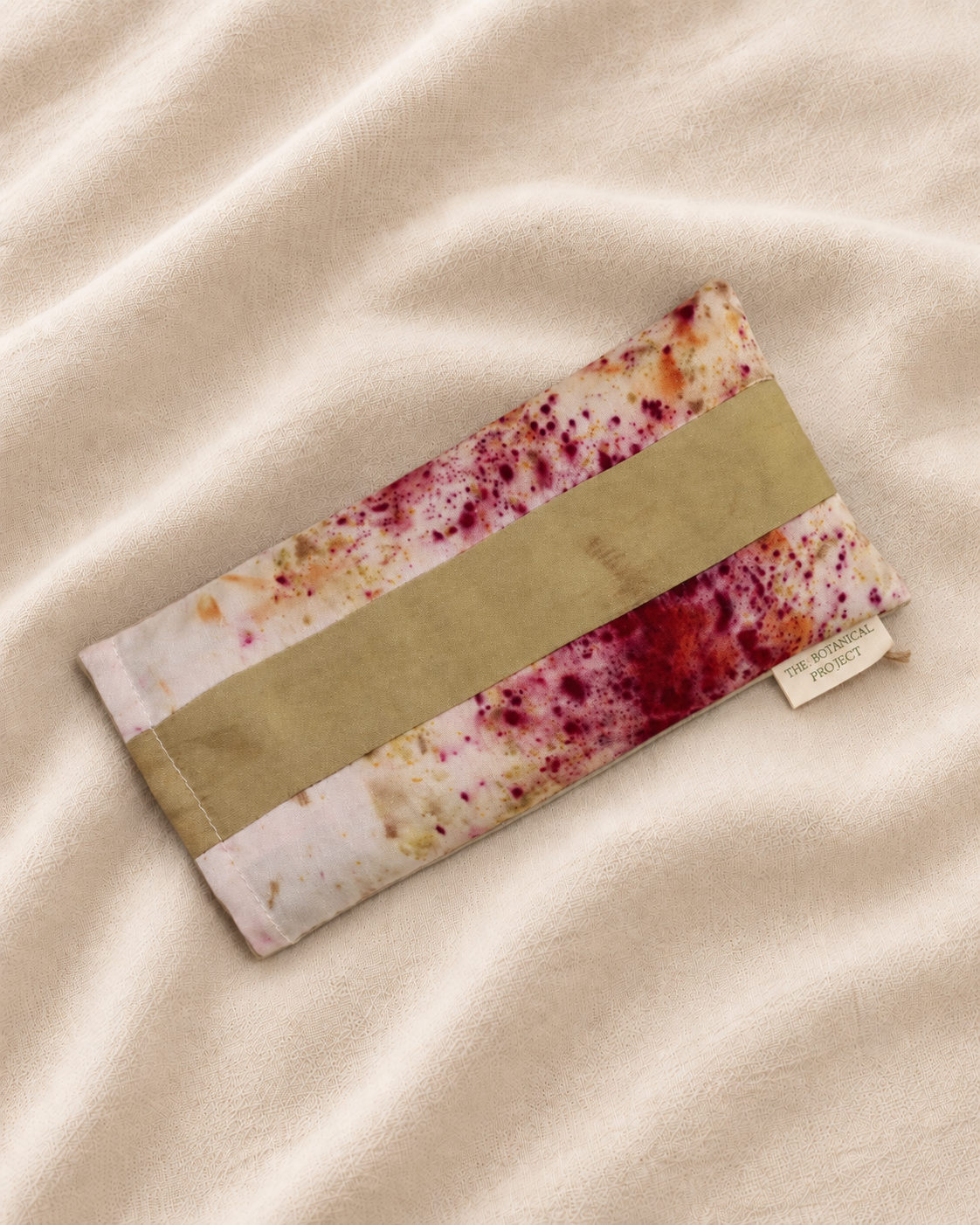 Patchwork Silk Lavender Eye Pillow