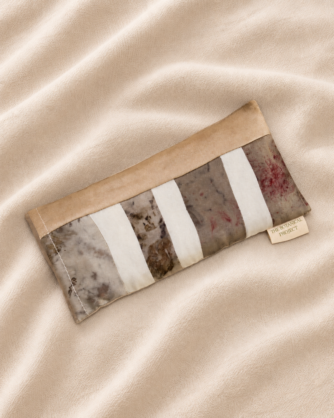 Patchwork Silk Lavender Eye Pillow