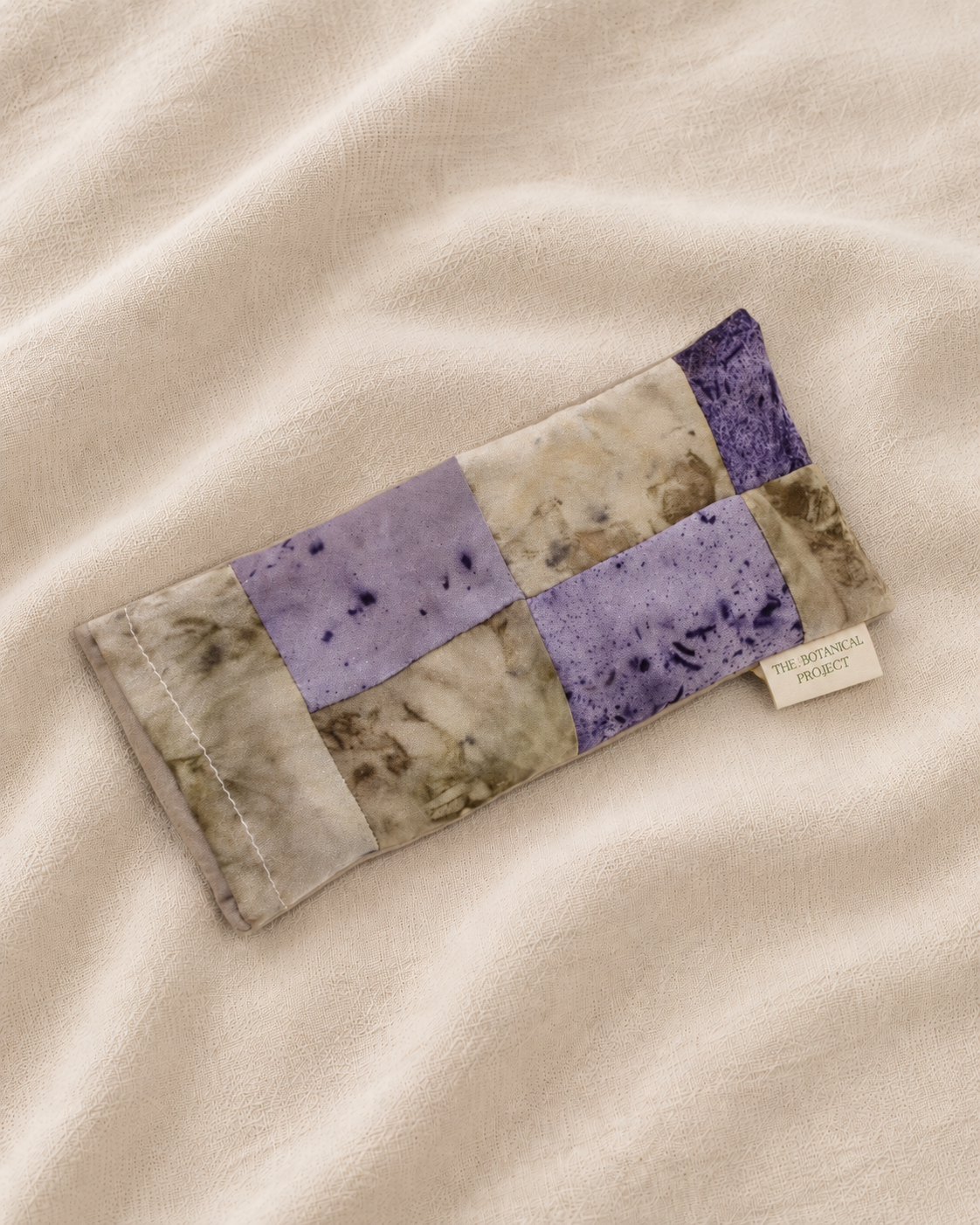 Patchwork Silk Lavender Eye Pillow
