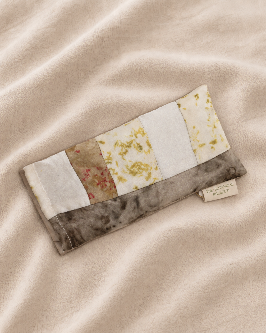 Patchwork Silk Lavender Eye Pillow
