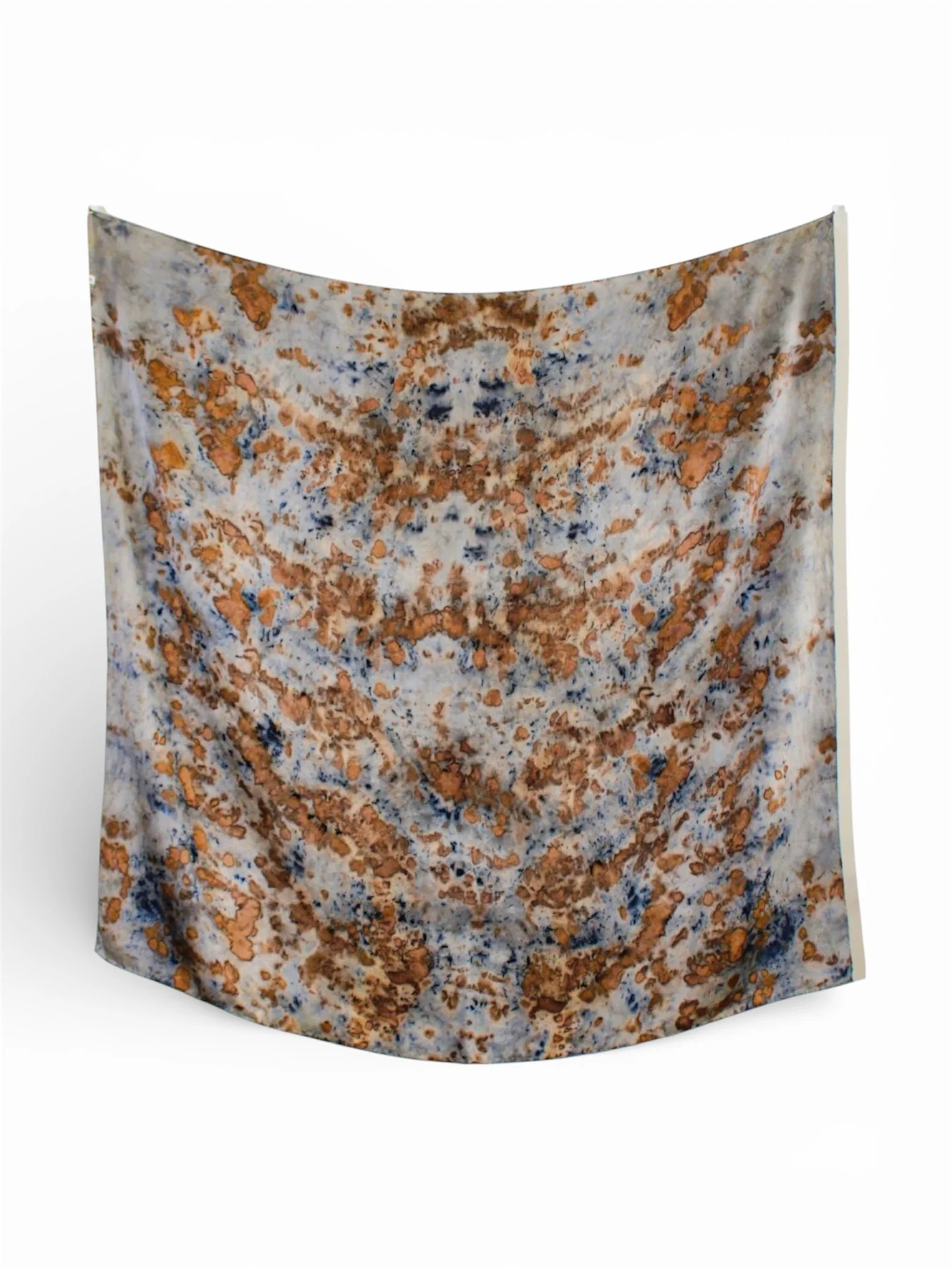 Multi-Wearable Square Silk Scarf