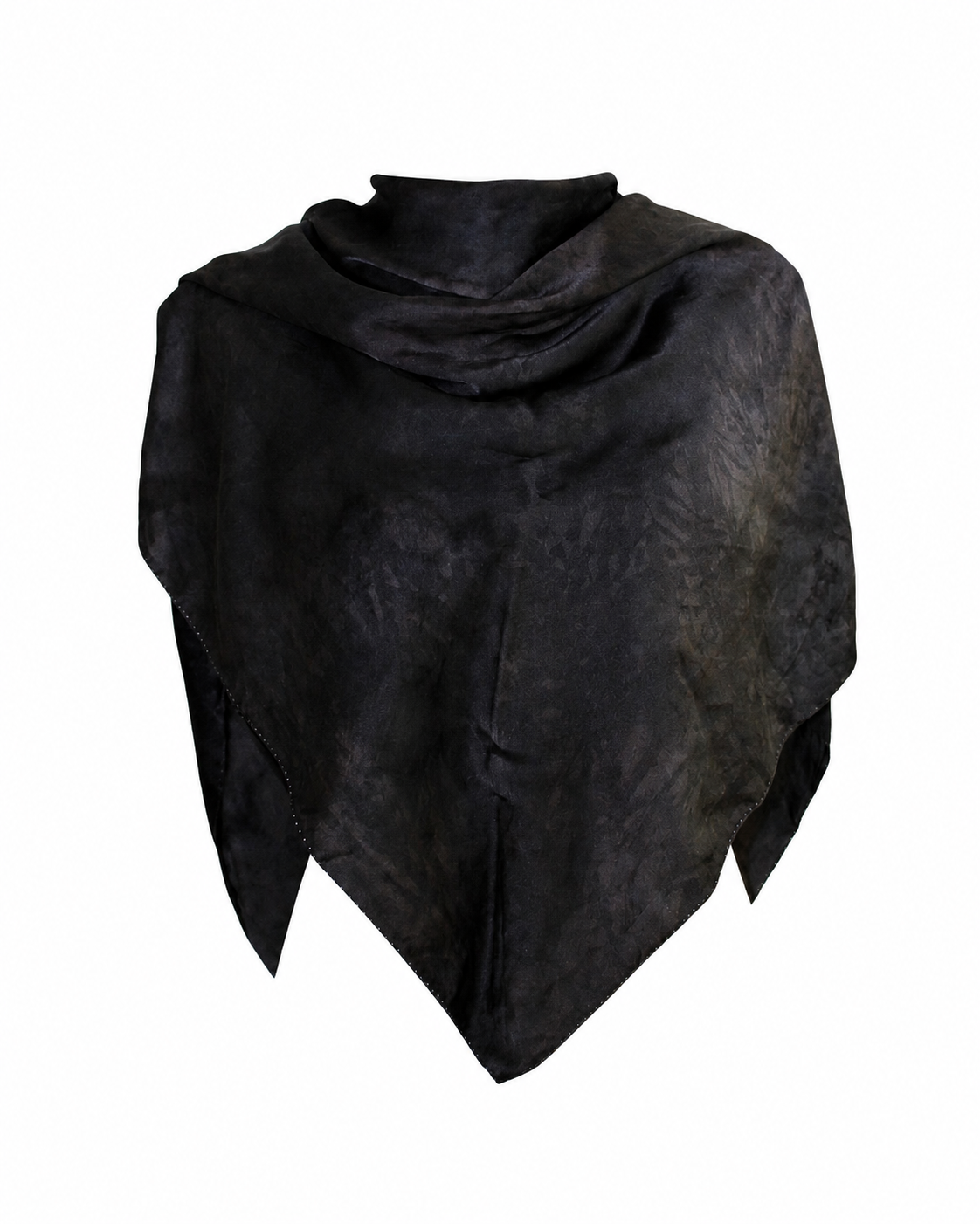 Multi-Wearable Square Silk Scarf