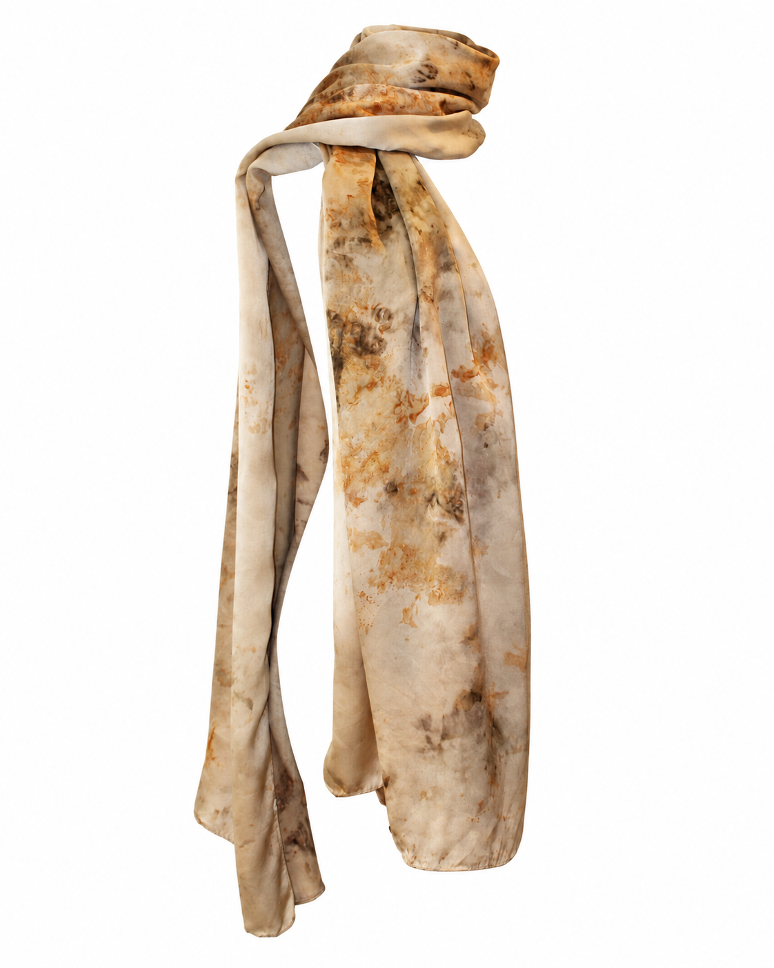 Long Silk Pashmina ''Desert Oxide''