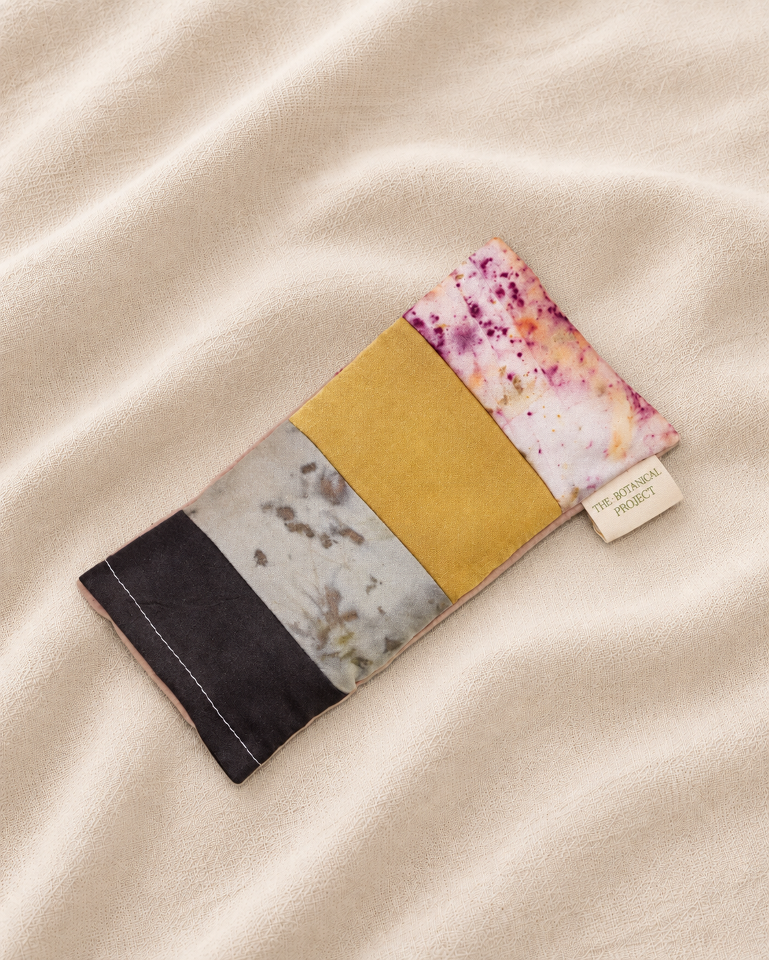 Patchwork Silk Lavender Eye Pillow