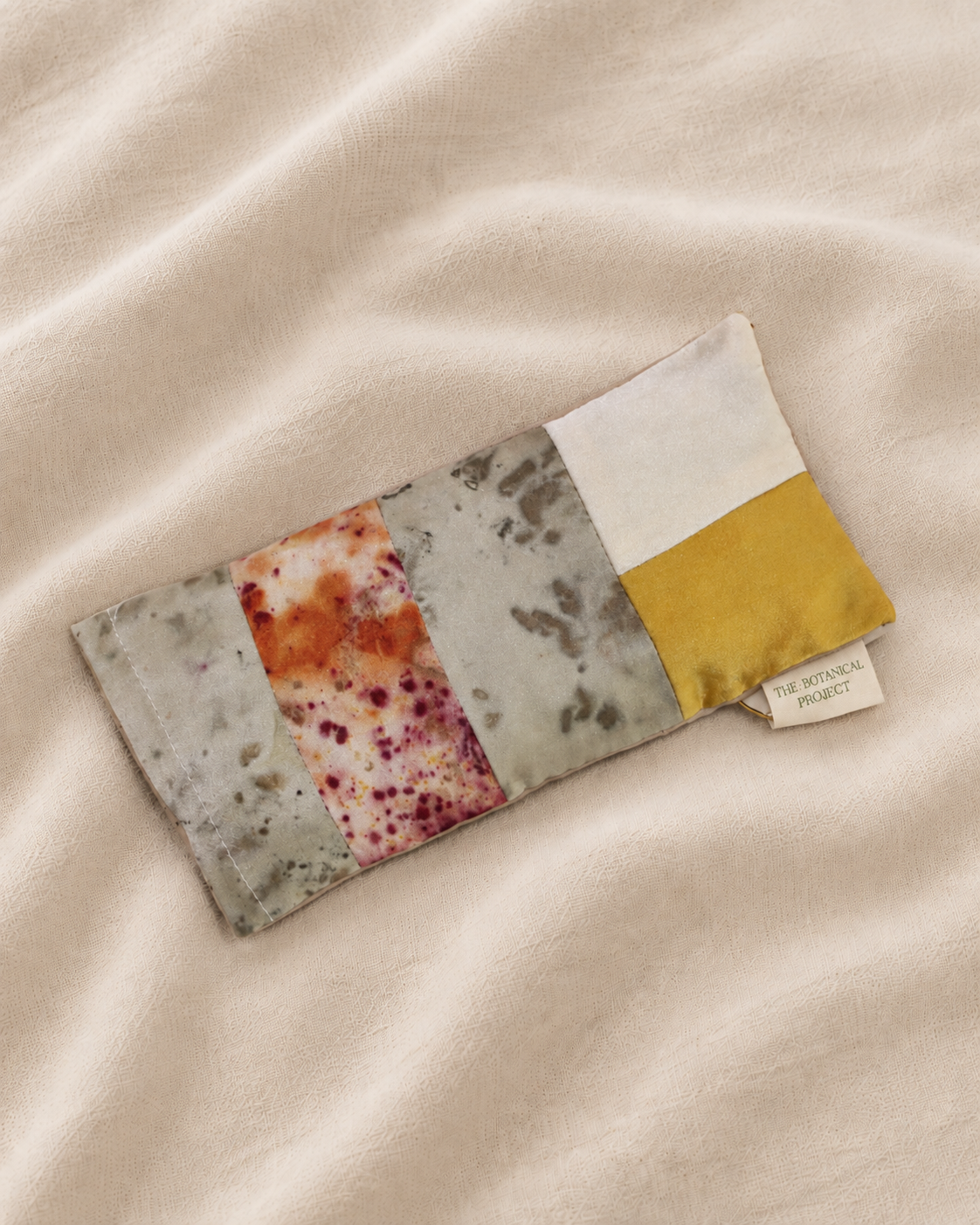 Patchwork Silk Lavender Eye Pillow
