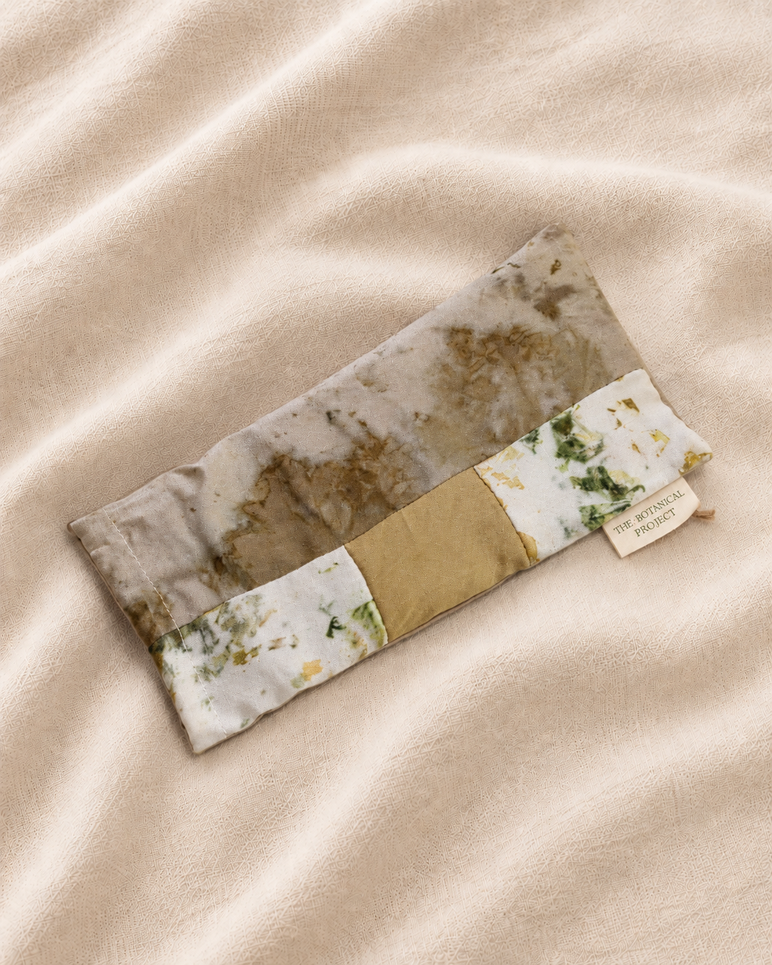 Patchwork Silk Lavender Eye Pillow