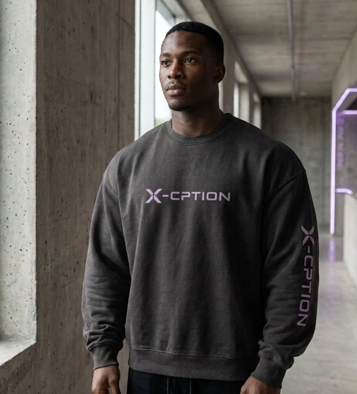 X-CPTION Unisex Heavyweight Training Crew
