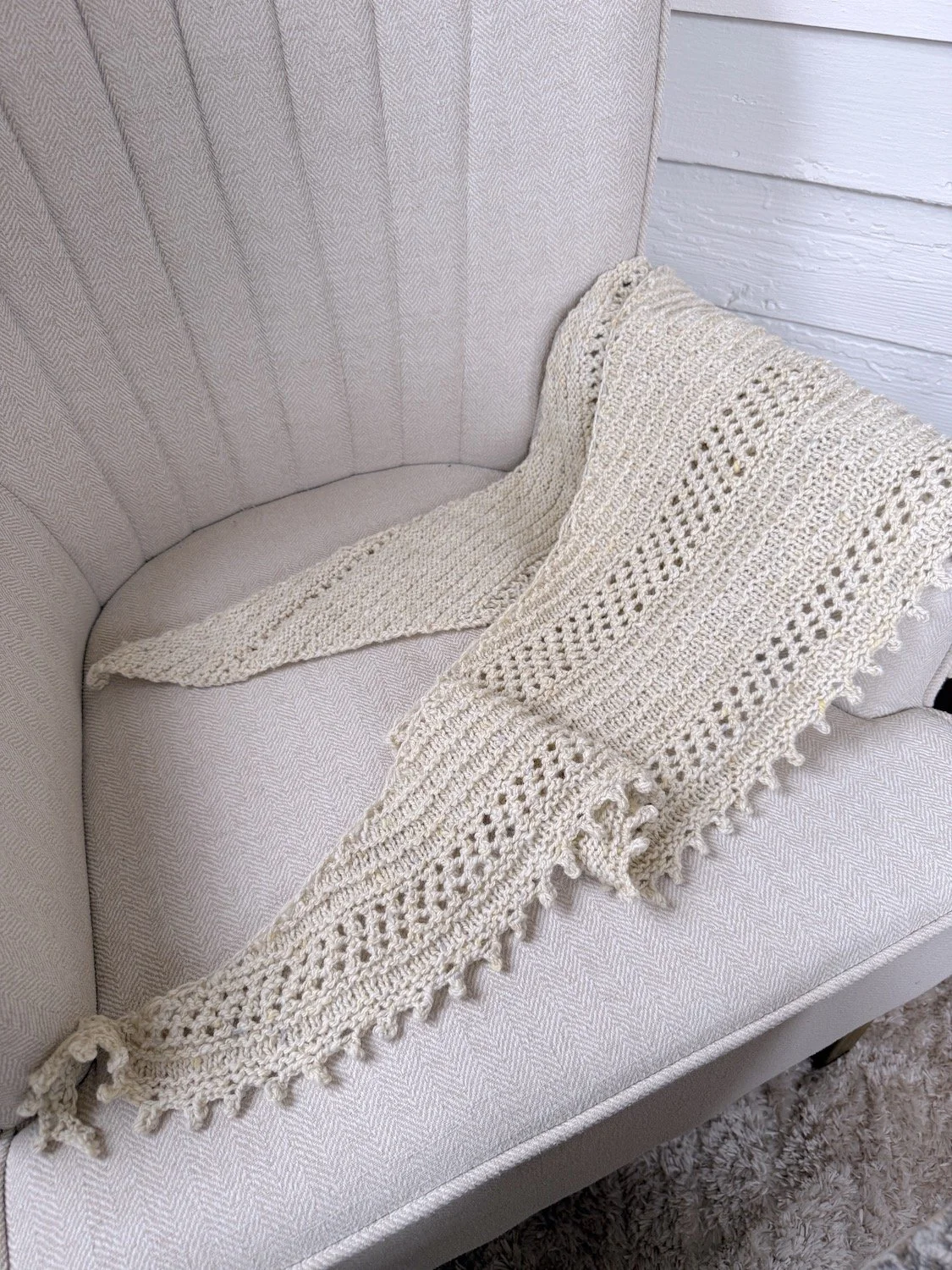 Emerald Isle Shawl knit with handspun yarn from Ireland-4.JPG