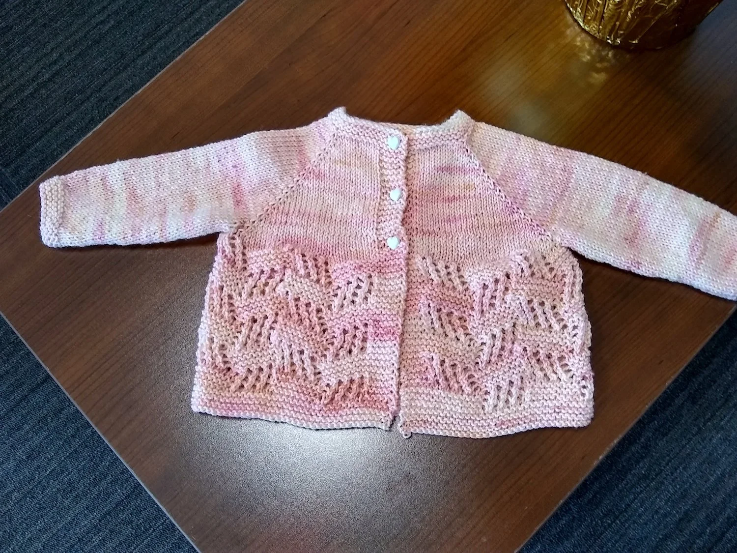 Lacy Baby Girl Sweater