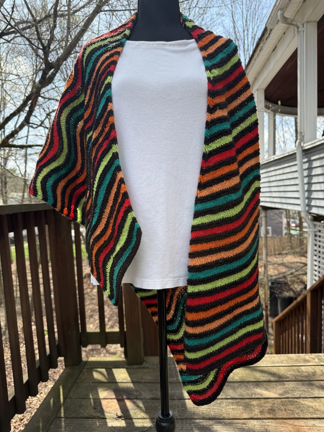 Painted Stripes Shawl-1.JPG