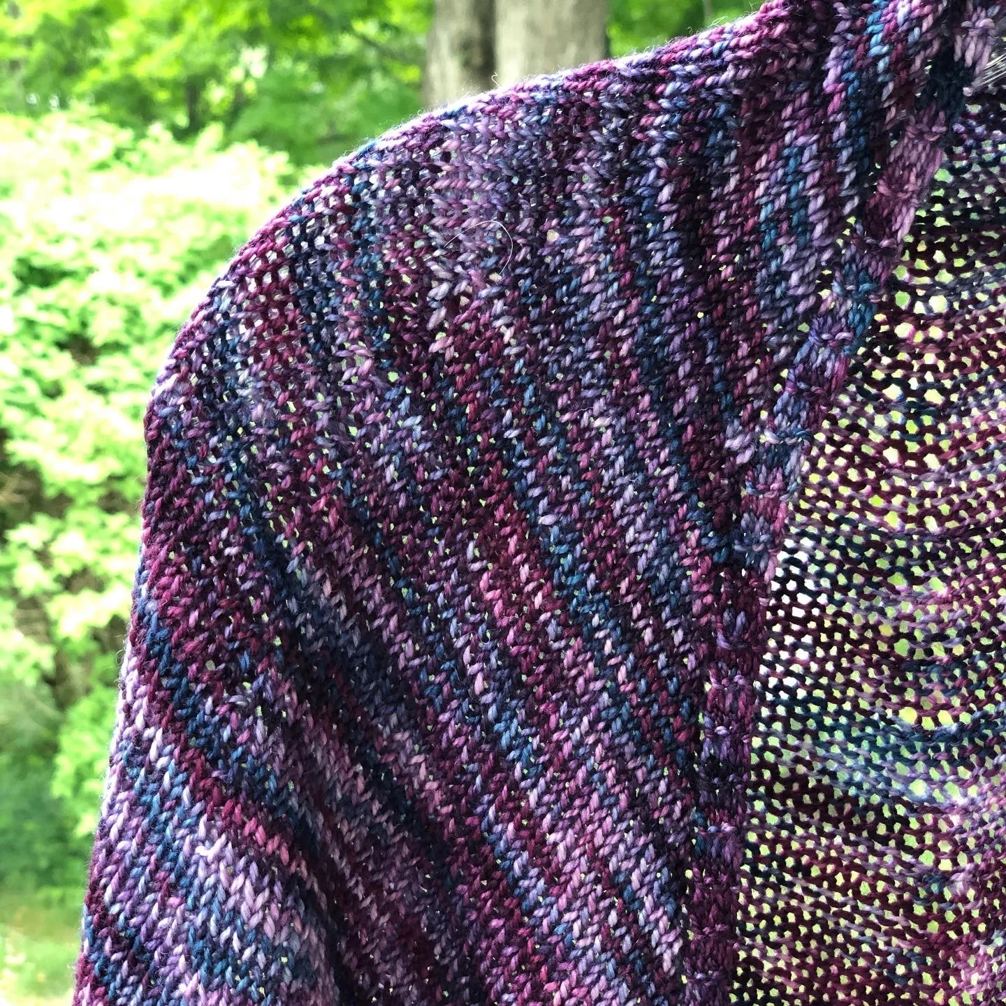 Handknit Celtic Braid Shawl 60x22 inches-4.jpeg