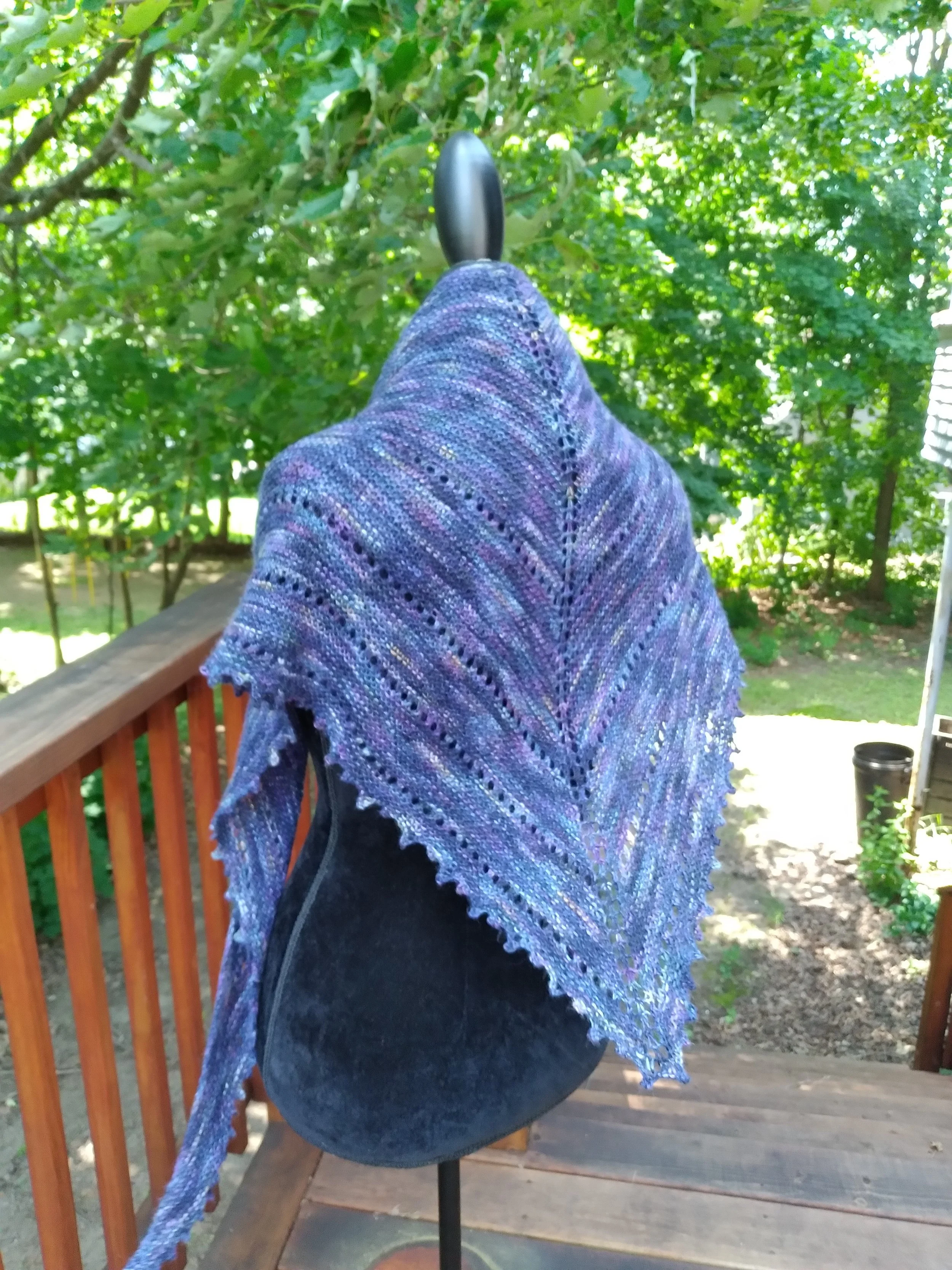Grape Triple S Shawl knit with handdyed yarn-1.jpg