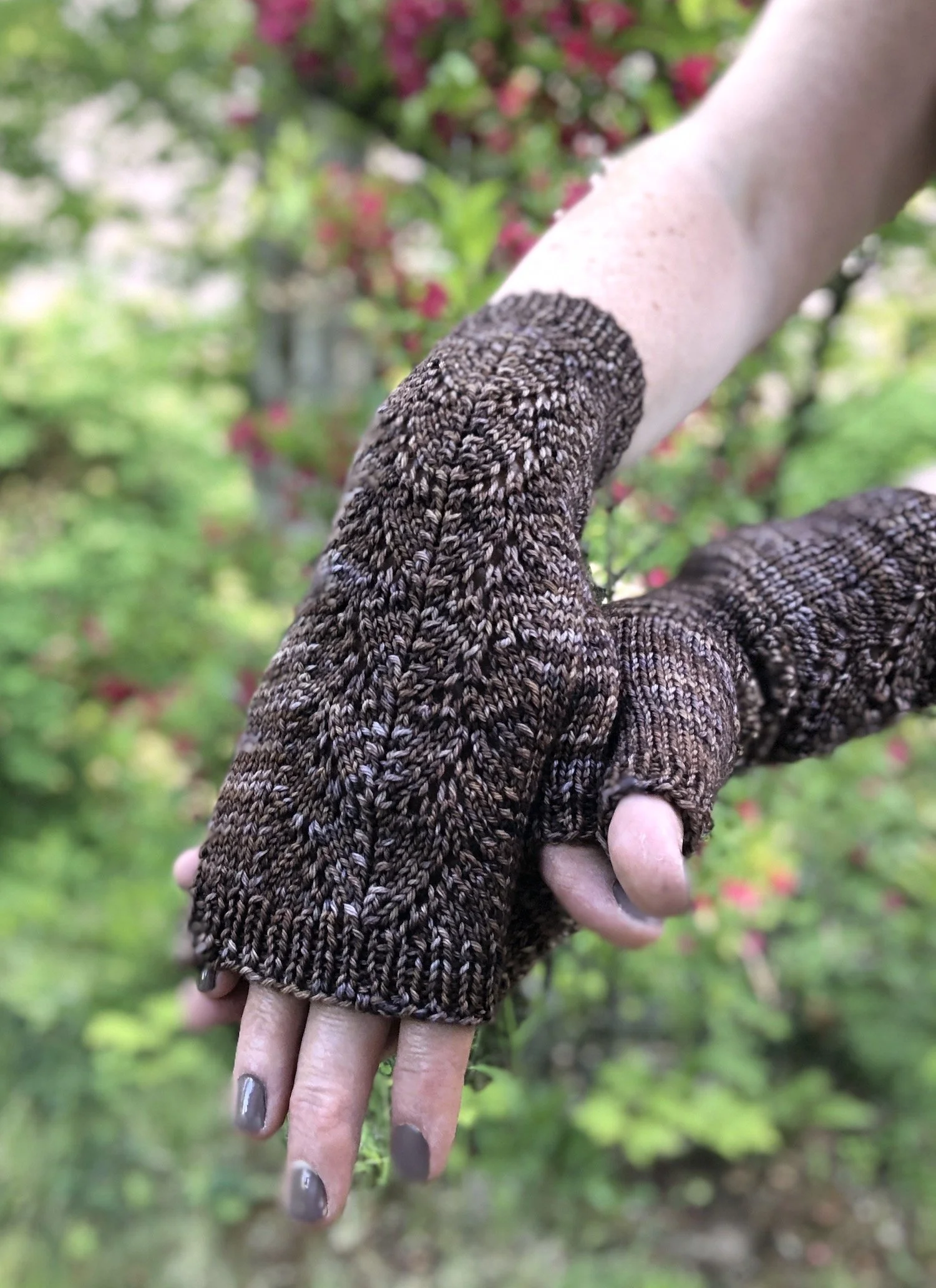 Lacey Fingerless Mitts