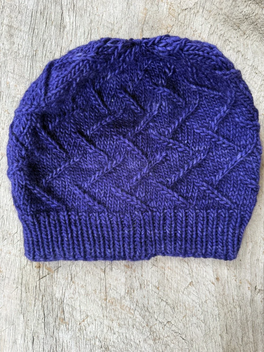 Purple Zig Zag Hat