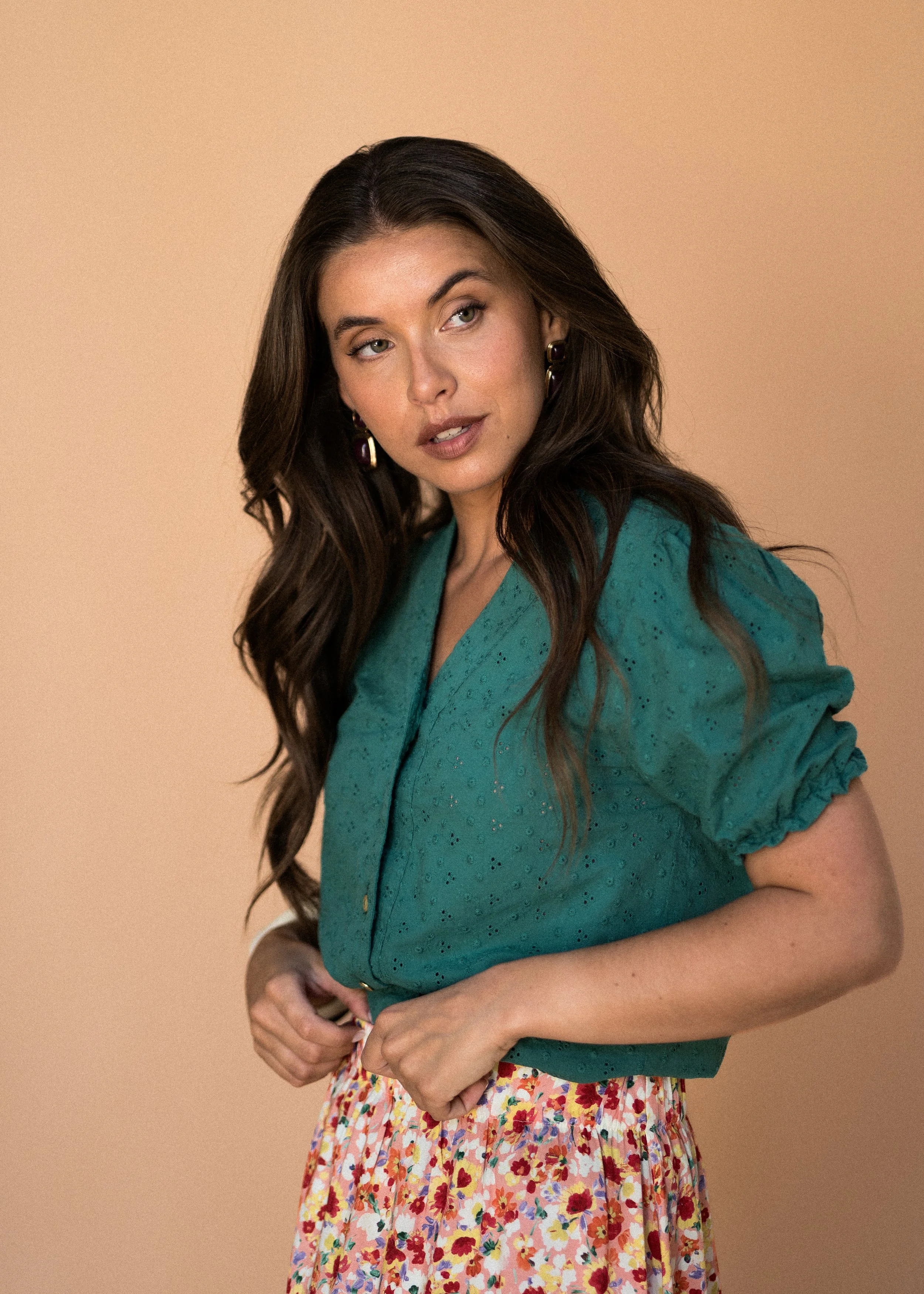Blouse Diana | Antique Green