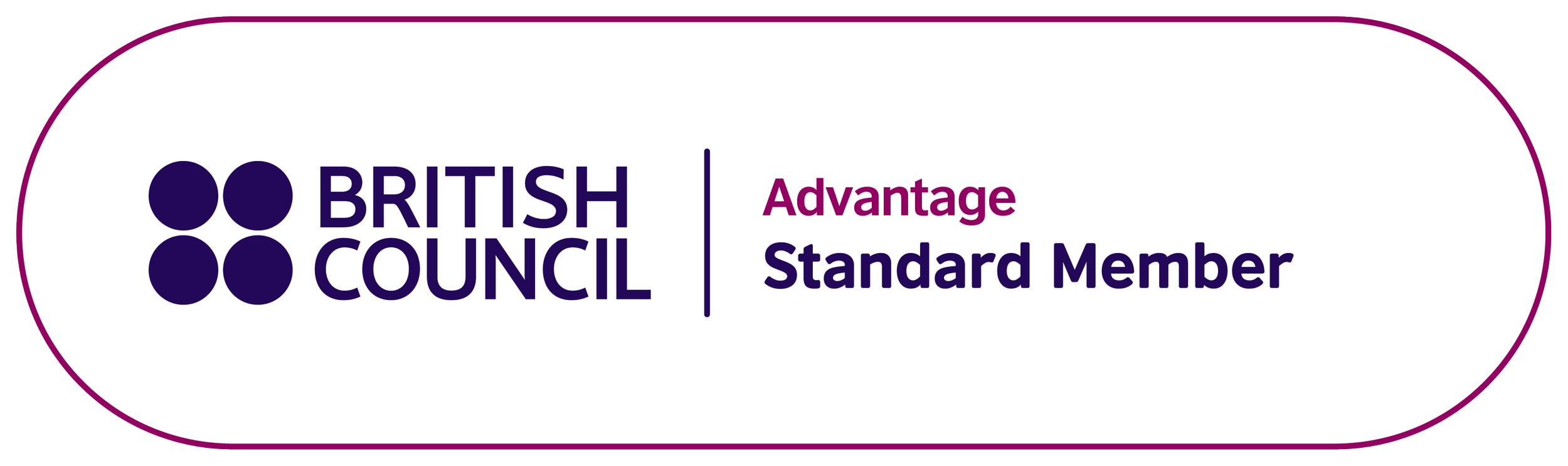 Emblemă British Council Advantage Standard Member - Parteneriat educațional York Rose